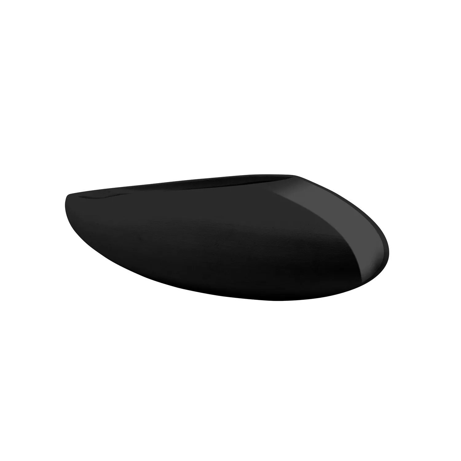 Wazon Egg czarny wys. 12 cm
