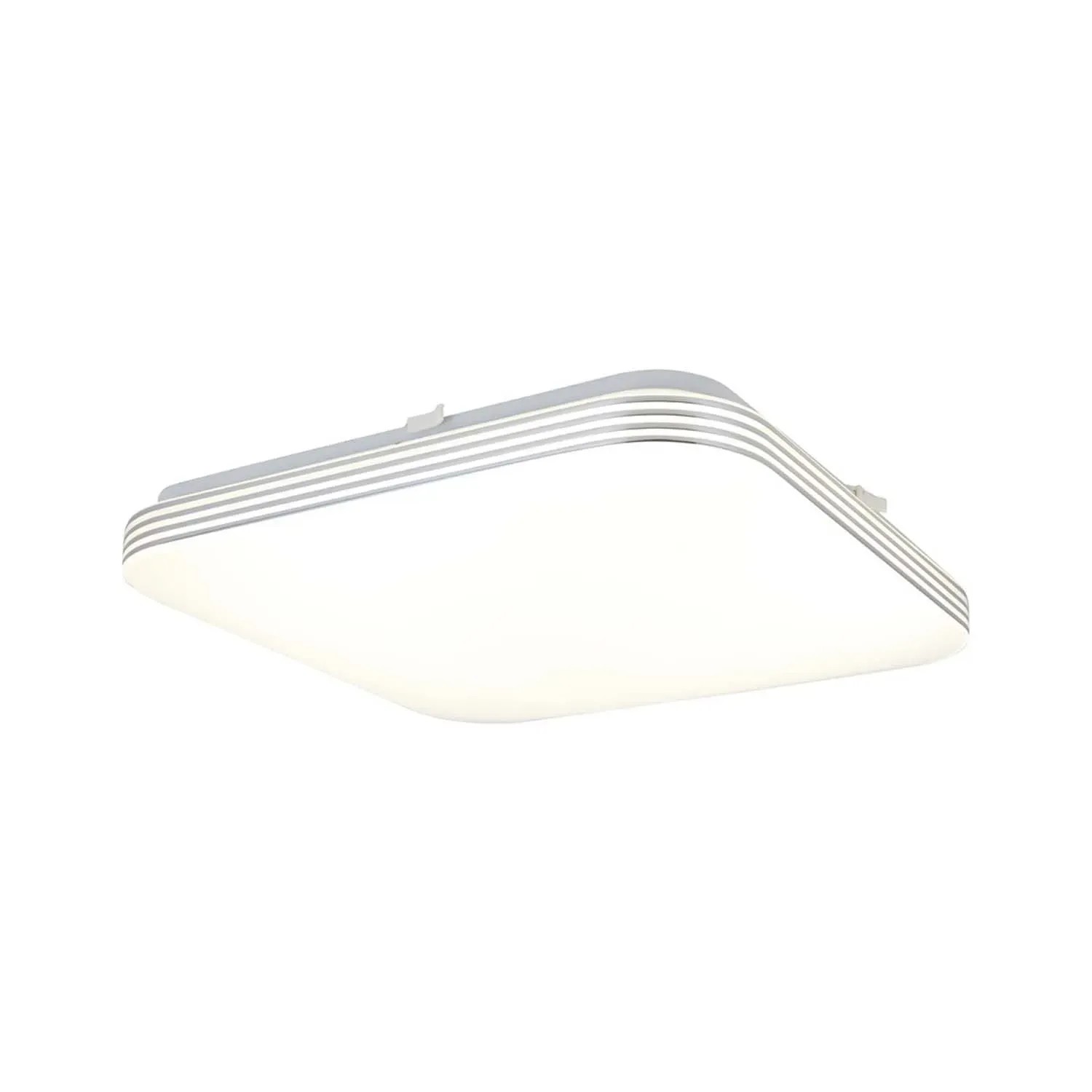 MiLAGRO Plafon LED Ajax 17W 4000K 1530lm IP44 33 cm biało-srebrny