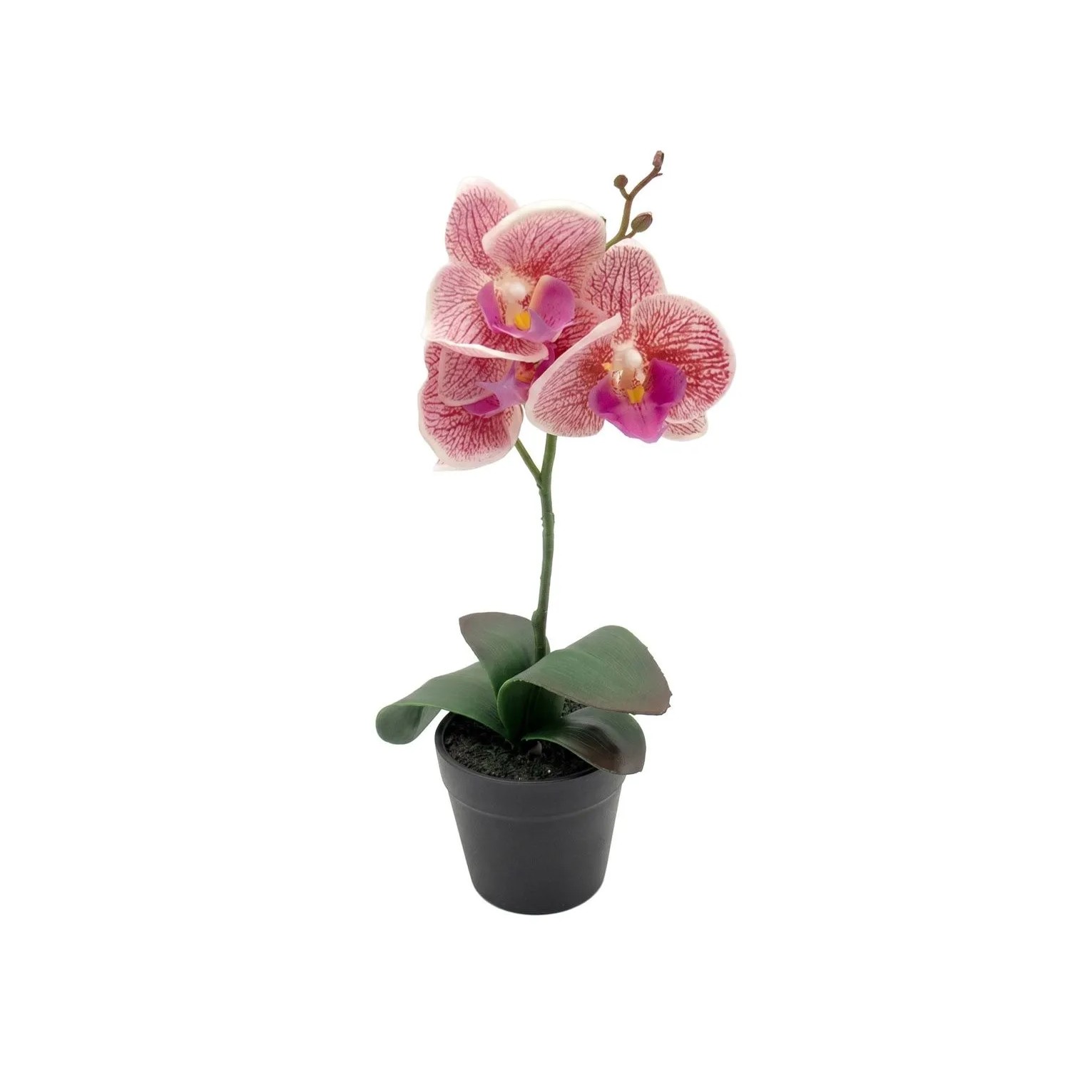 Storczyk w doniczce pink sztuczny - 30 cm