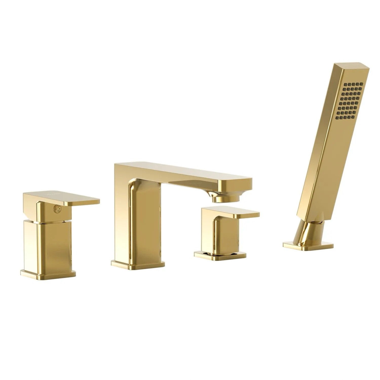 Valvex Bateria wannowa 4-otworowa Remo gold