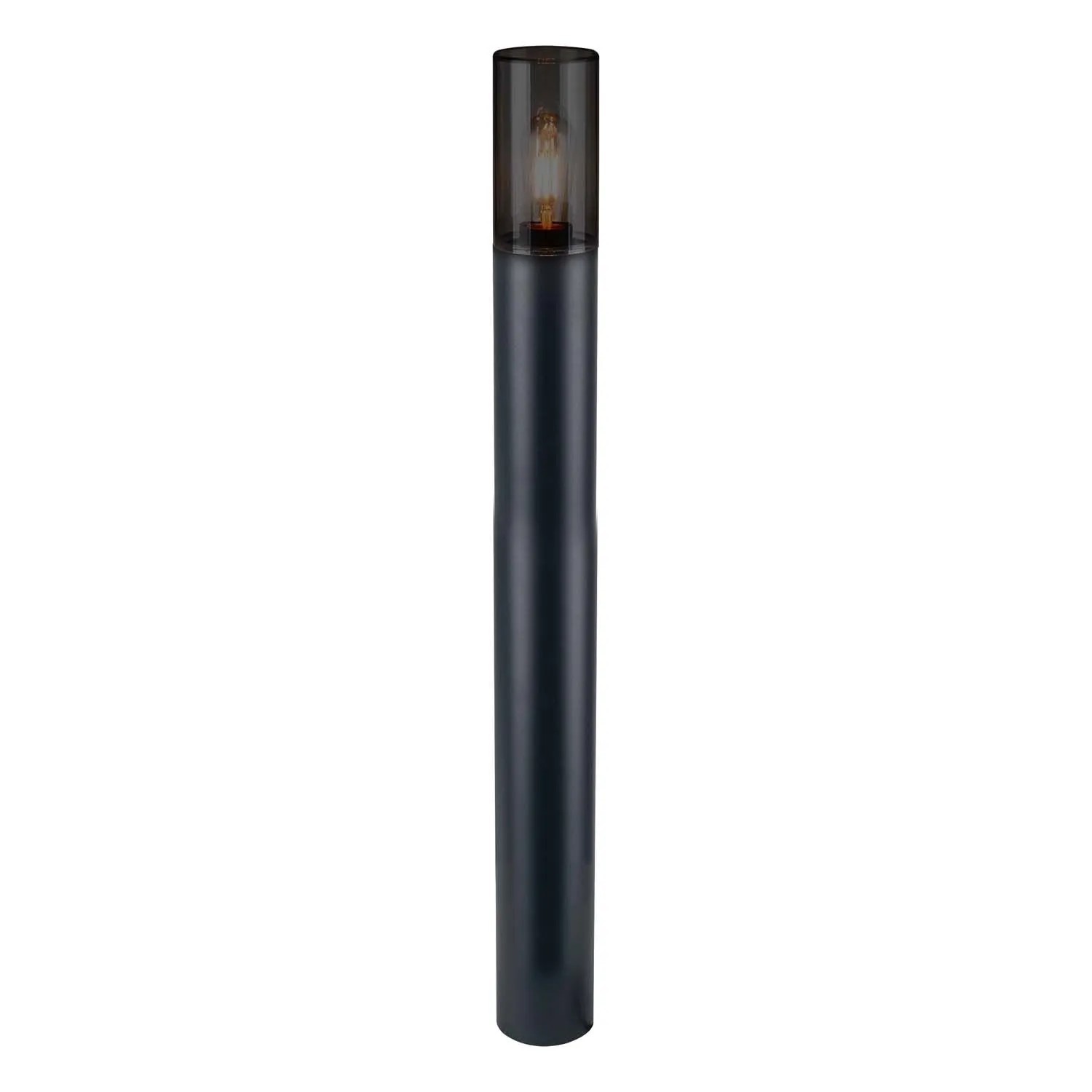 Eko-Light Lampa ogrodowa słupek HARLEM 1xE27 max. 15W LED IP44 wys. 80cm czarny