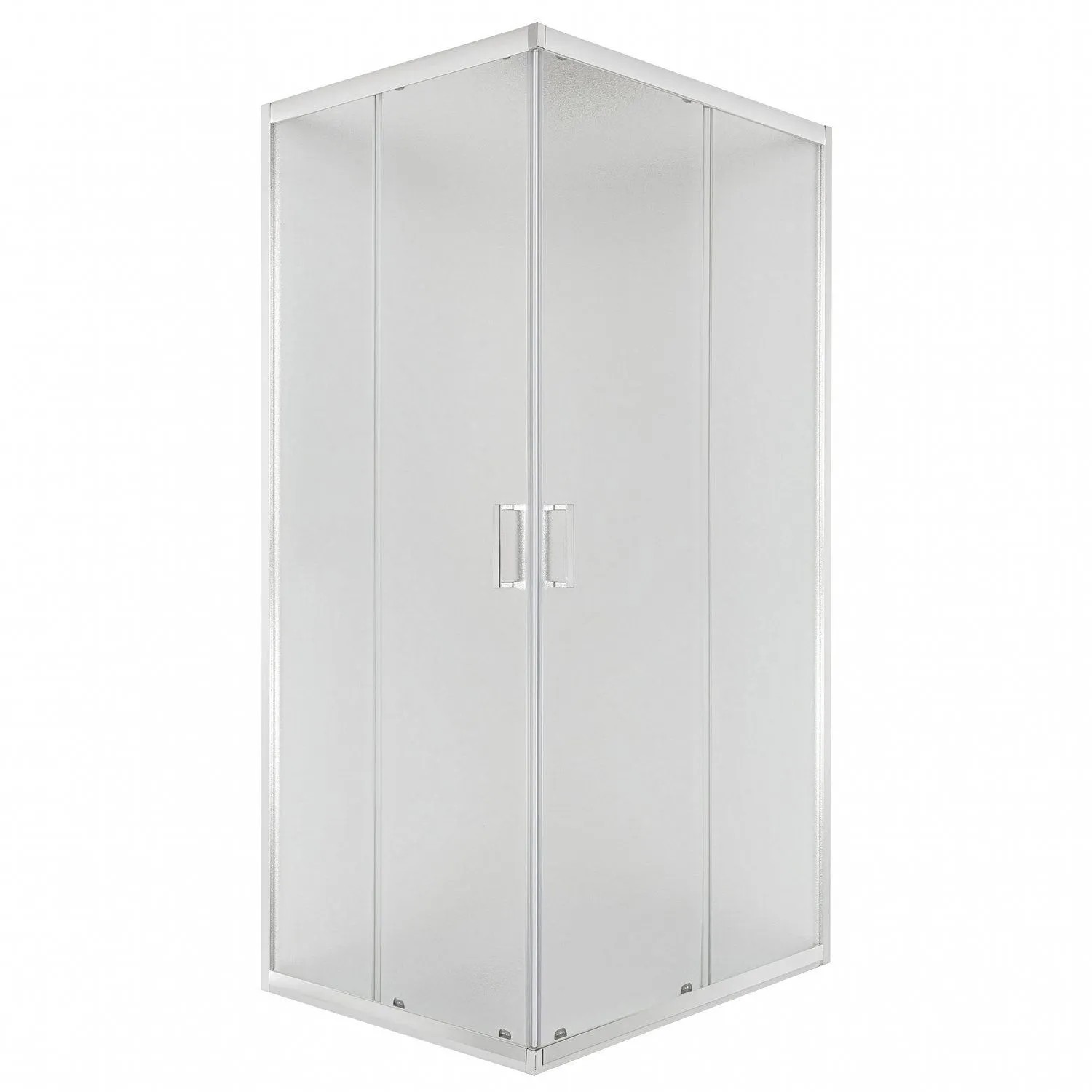 Kabina kwadratowa Malibu SQ 80 chrom crepi 77x77x190