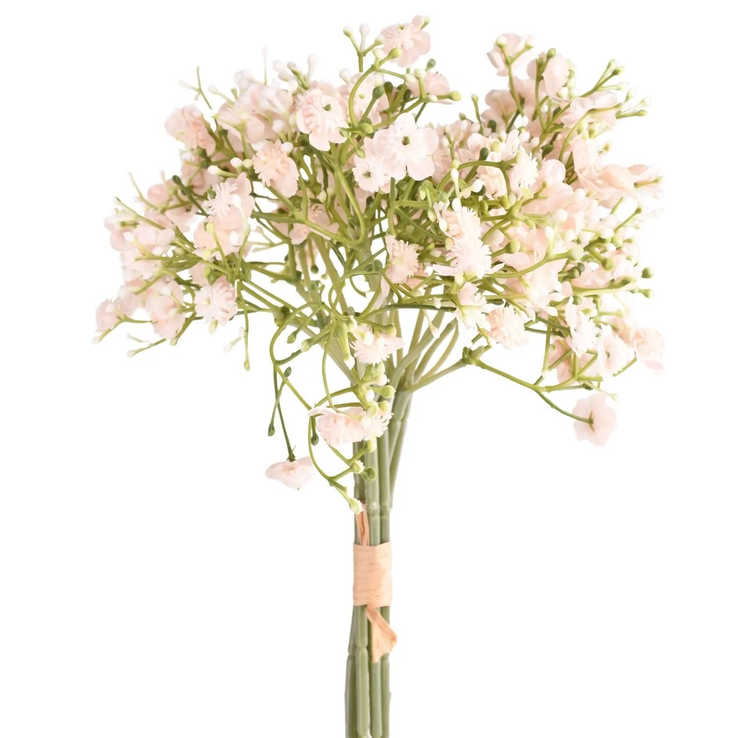 Sztuczny bukiet gipsówka jasny róż - 35 cm