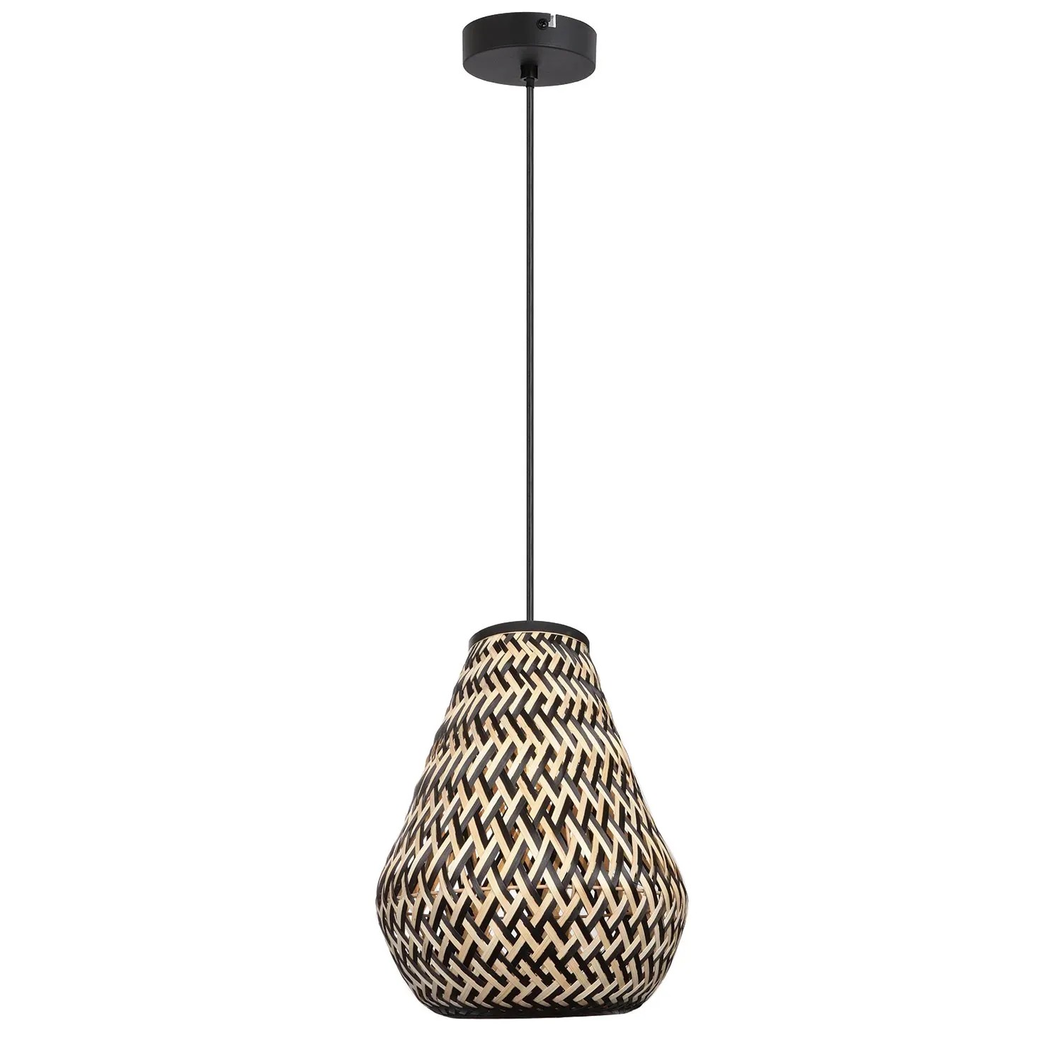 Reality Lampa wisząca Carmina 1x40W E27 bambus