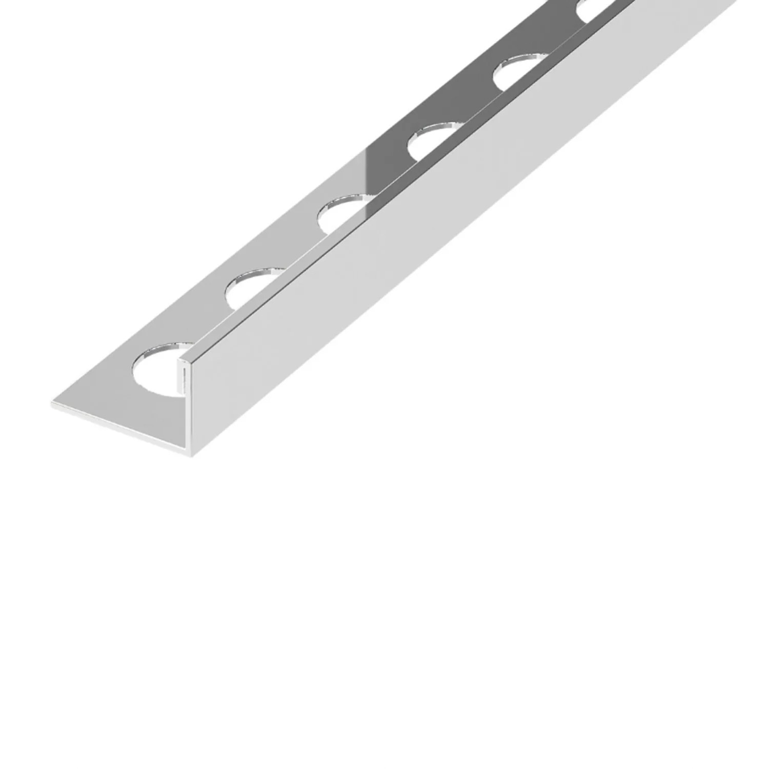 Eviso Listwa wykończeniowa L srebrny połysk 8,5 x 2700 mm