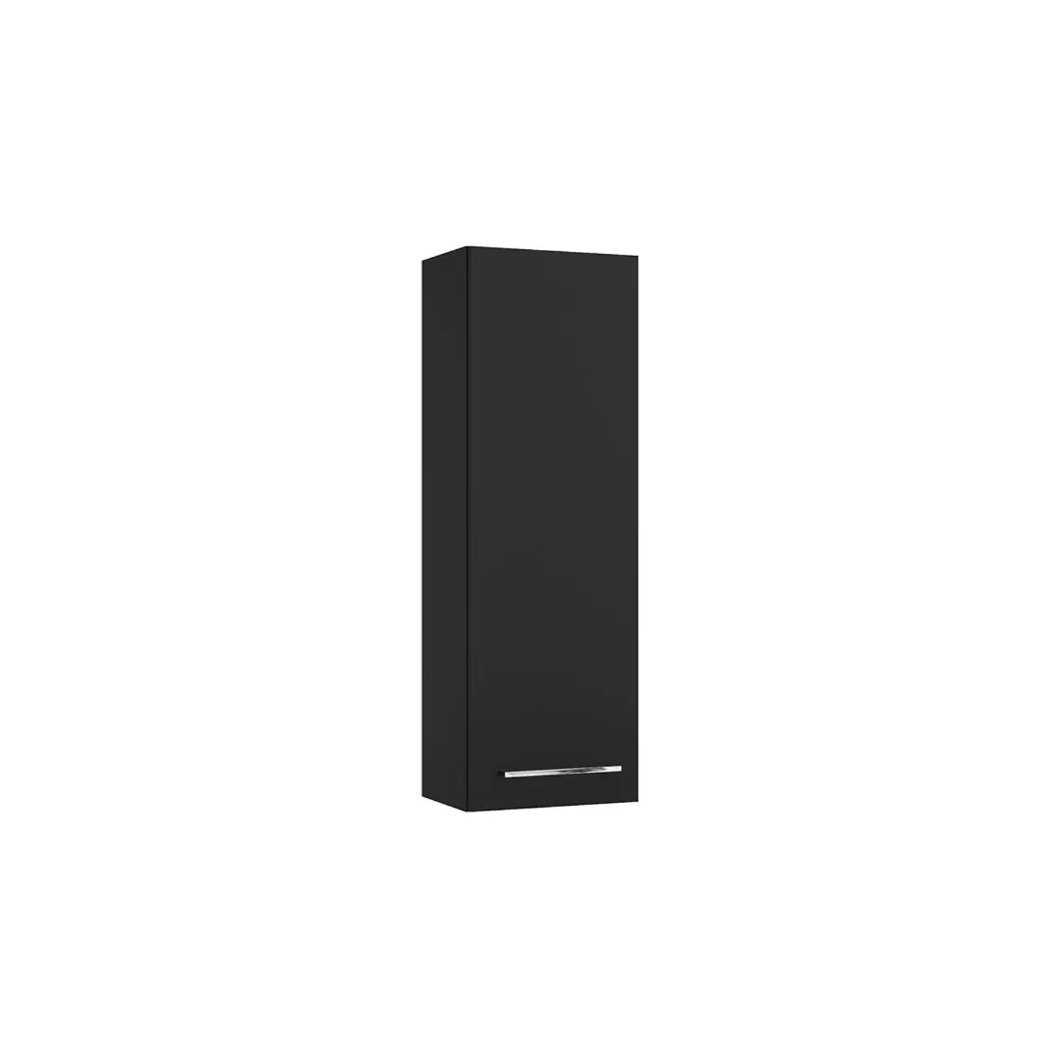 Defra Szafka Metro 1-drzwiowa 30 x 90 x 22 cm czarny mat