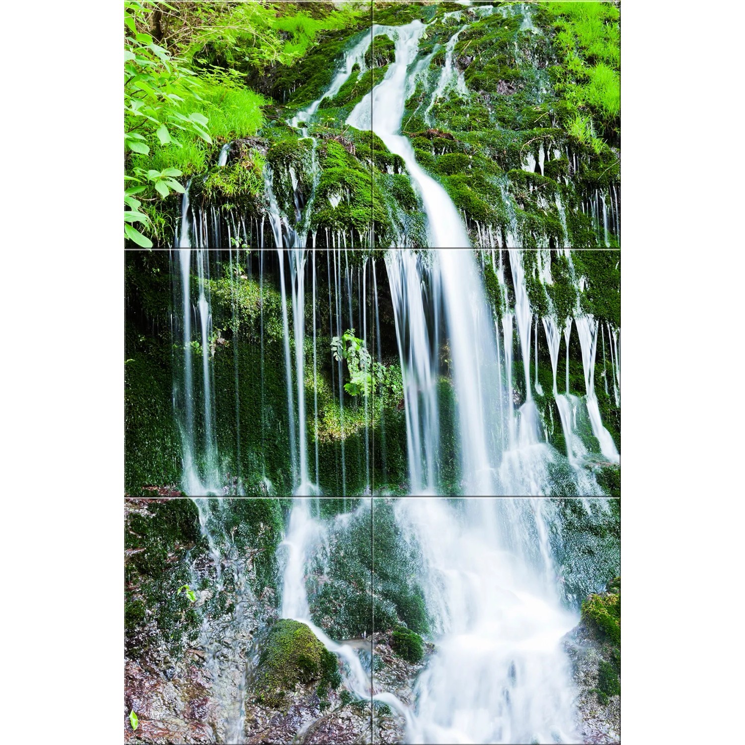 Alfa-Cer Panel ścienny szklany Spa 1 ESG 6-elementowy 180 x 120 cm