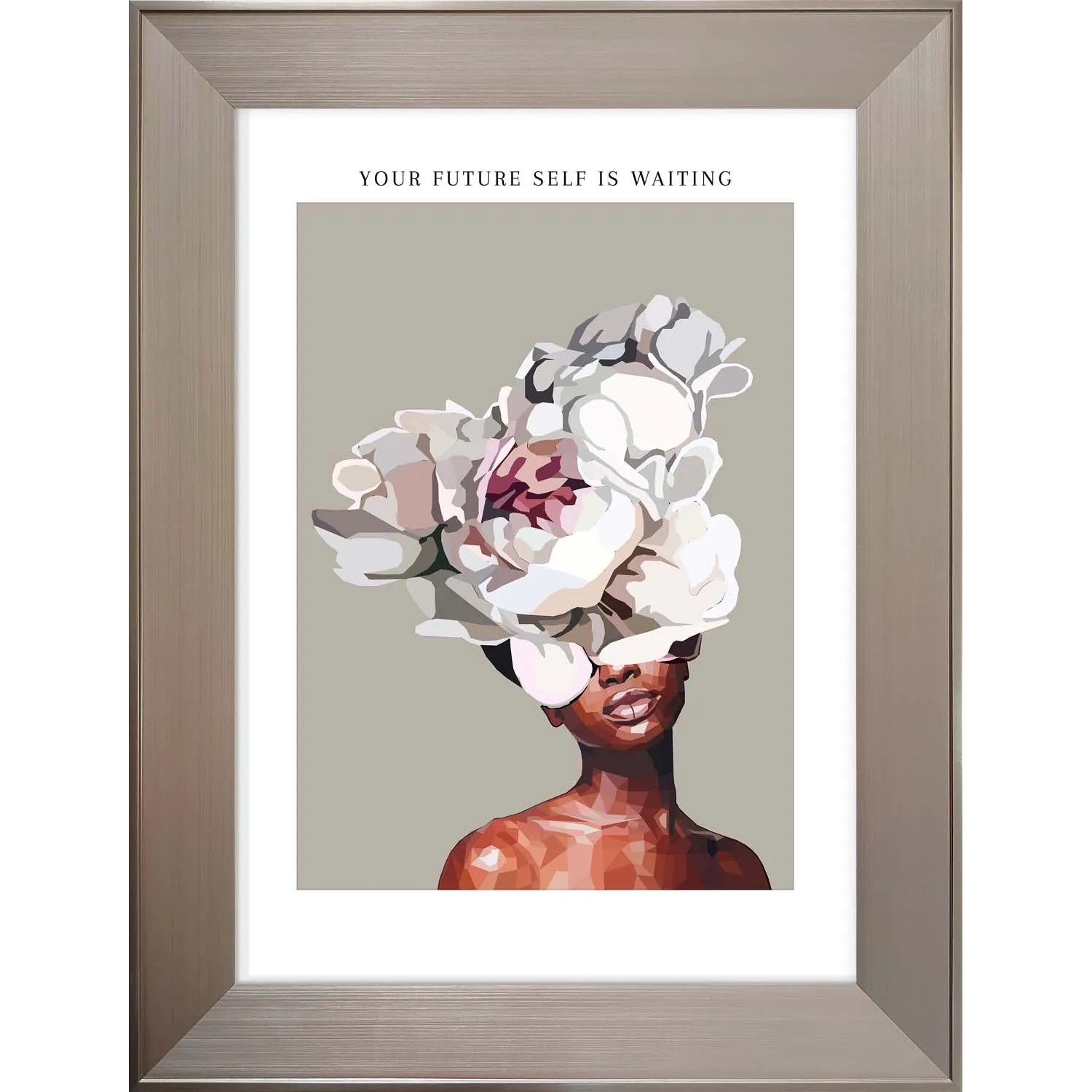 ARS LONGA Obraz FLOWERS ON HEAD no.2 64 x 84 cm
