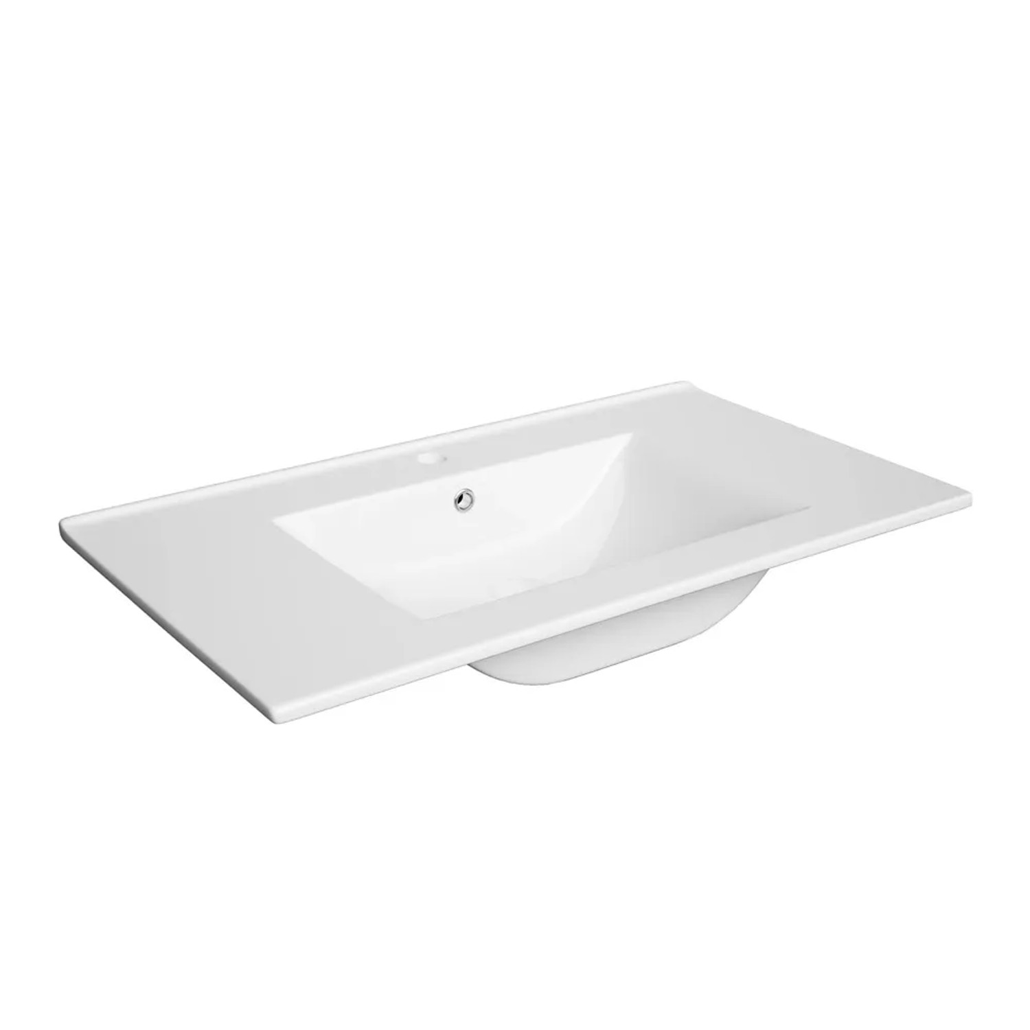Defra Umywalka Metro z otworem 80 cm biała