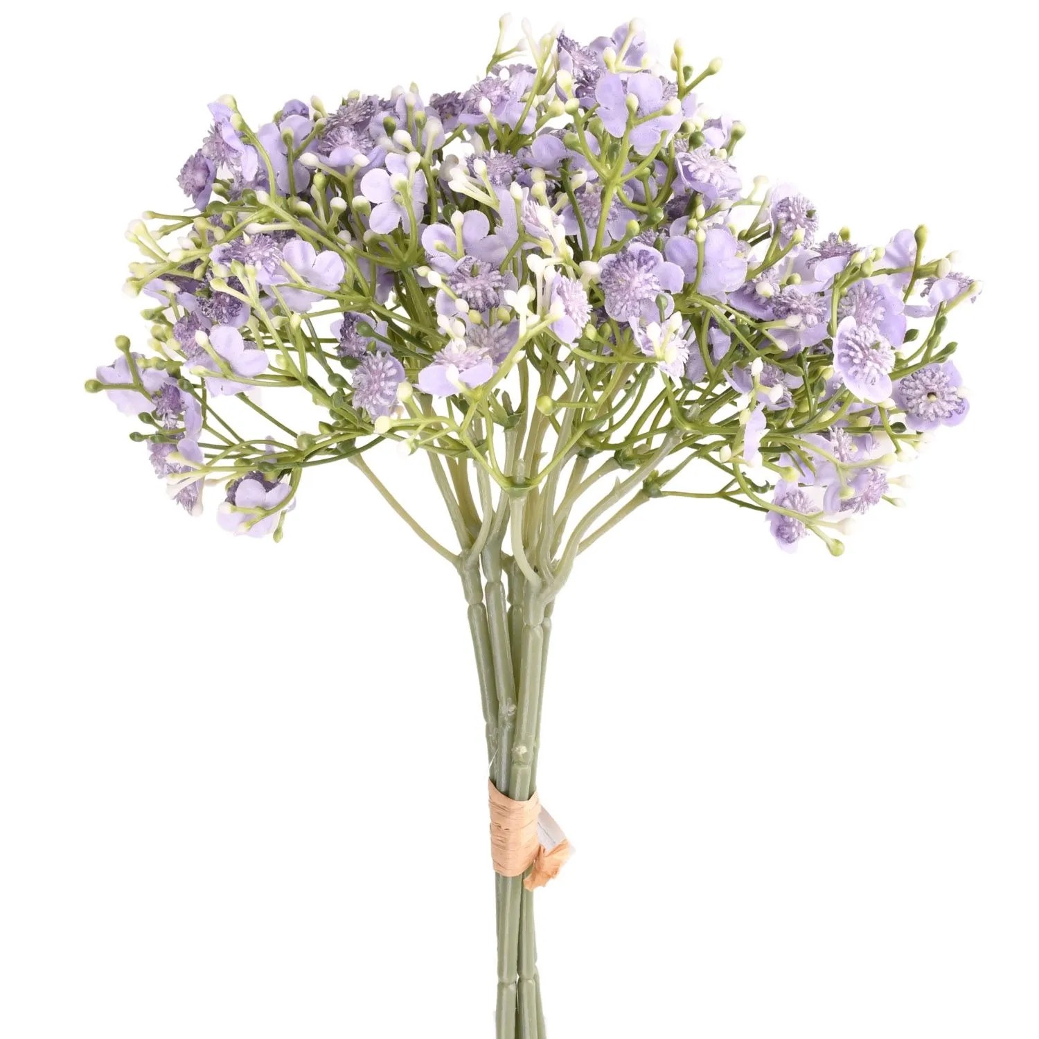 Sztuczny bukiet gipsówka fioletowy - 35 cm