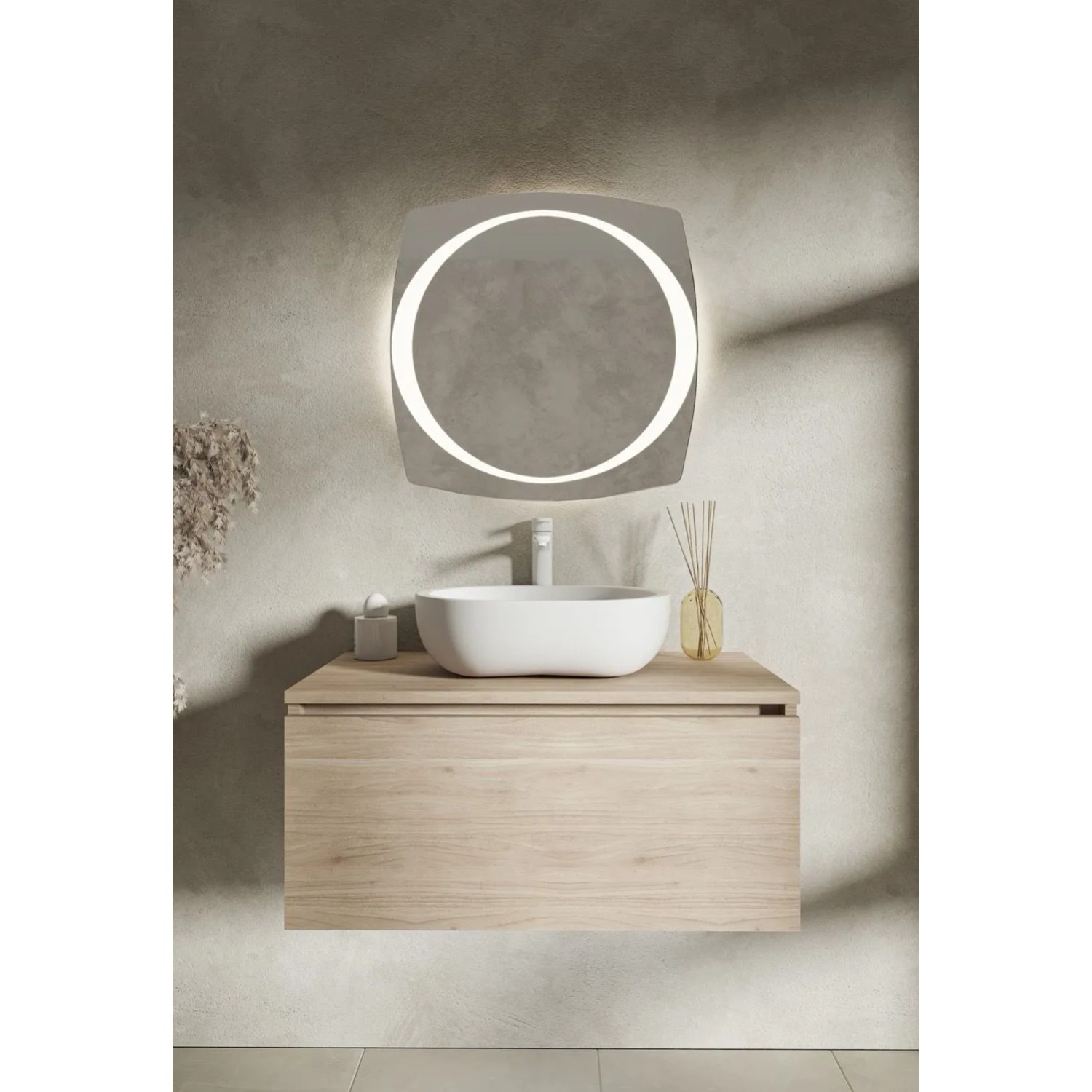 Lustro LED Vis Białe 65cm