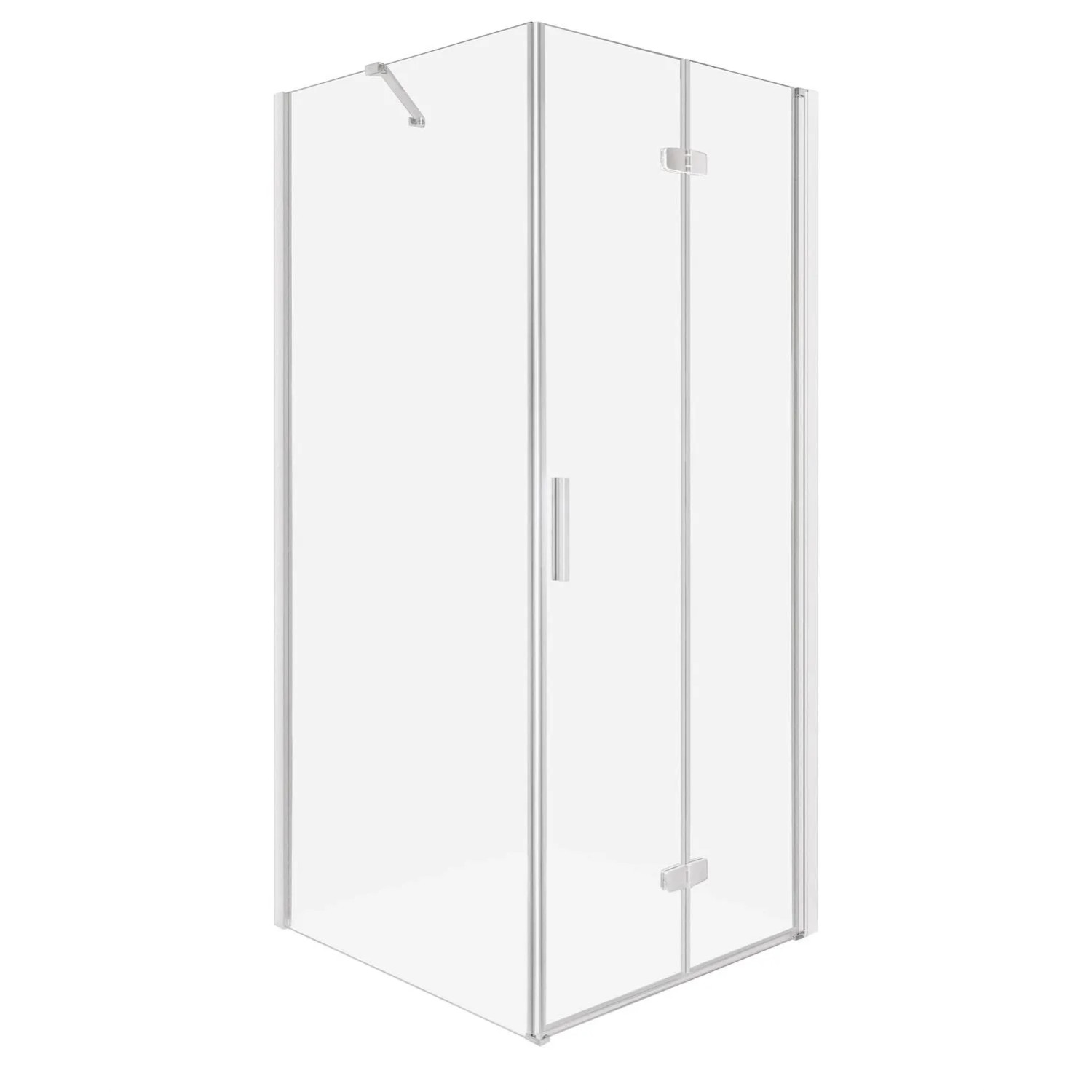 Kabina kwadratowa Style drzwi składane chrom 6mm 195x80