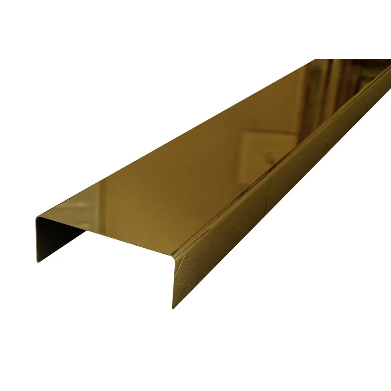 Listwa ze stali nierdzewnej Gold 3 cm x 0,6 cm x 270 cm