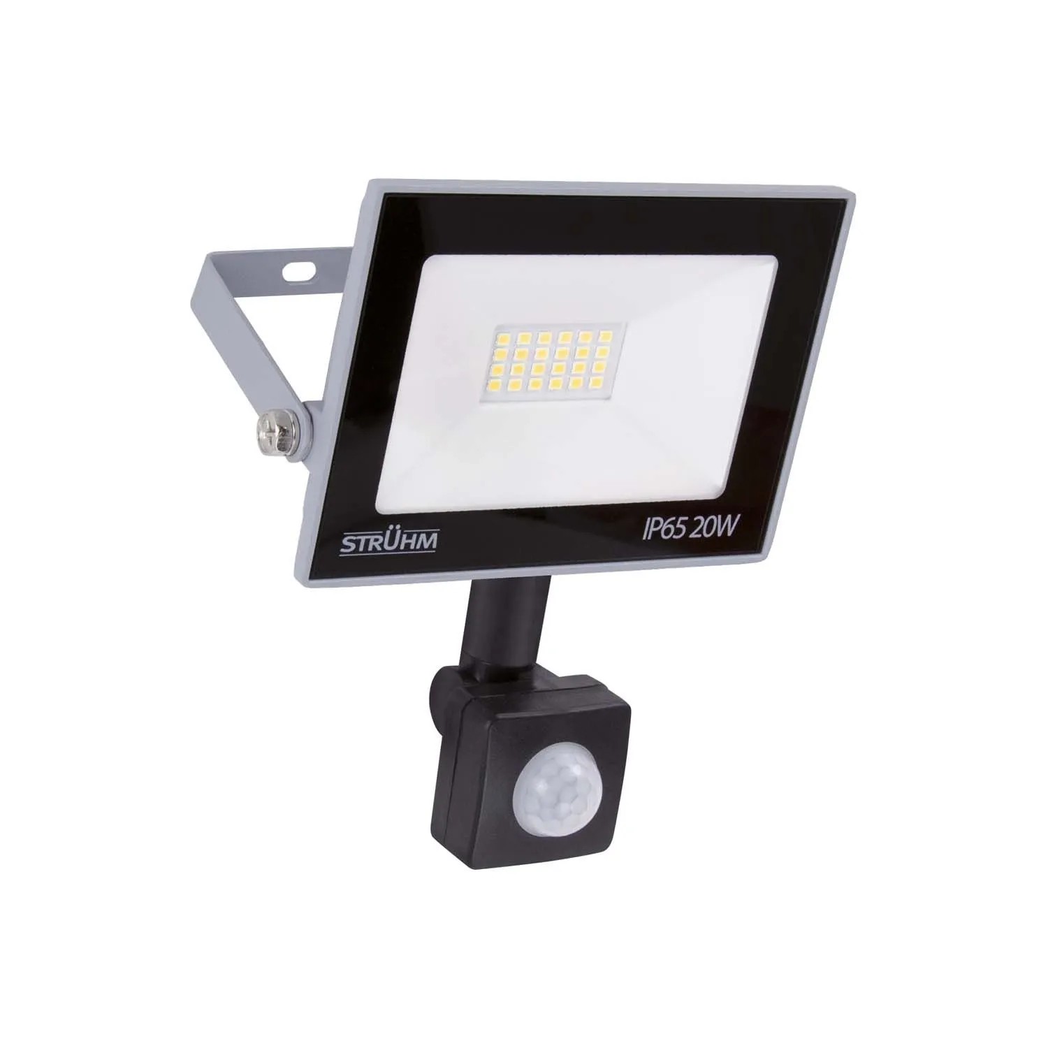 Struhm Naświetlacz z czuj. ruchu KROMA LED S 20W 6200K 1690lm IP65 szary