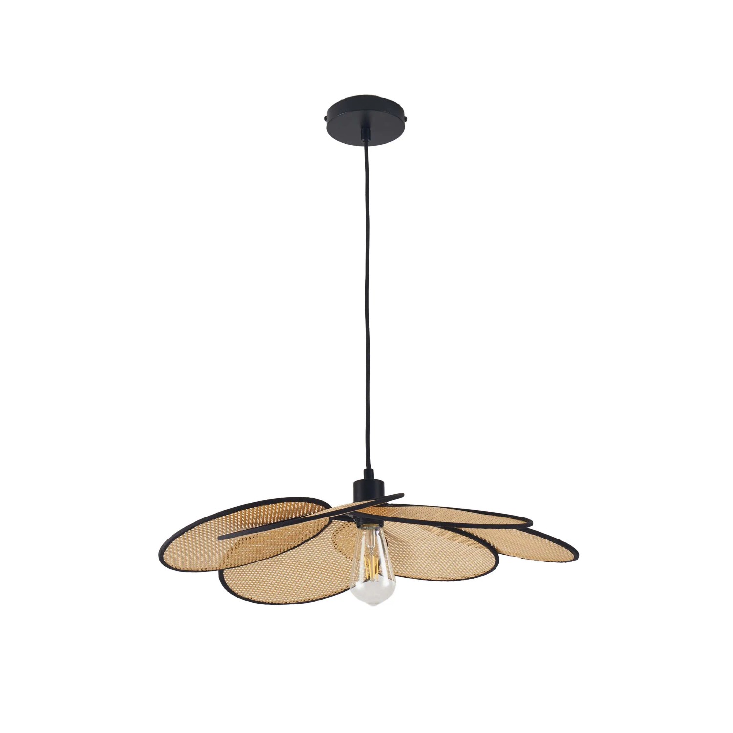 Goldlux Lampa wisząca Tobago 1x max. 20W E27 natural + black