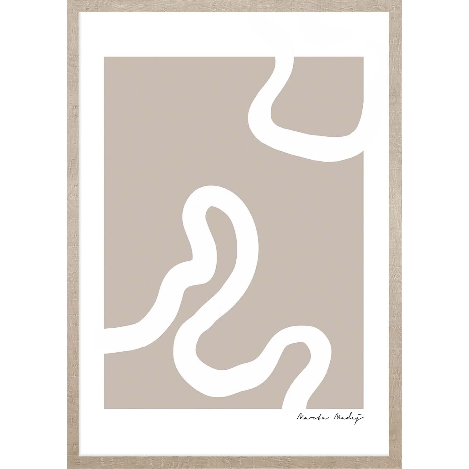 ARS LONGA Obraz IRREGULAR LINE no.2 53 x 73 cm