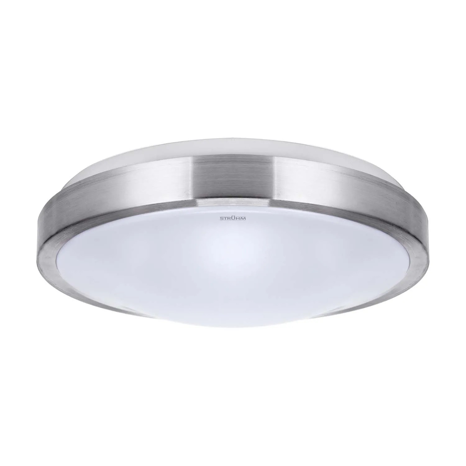 Struhm Plafon okrągły ALEX LED C 24W 4000K 1680lm IP44 śr. 35cm srebrny