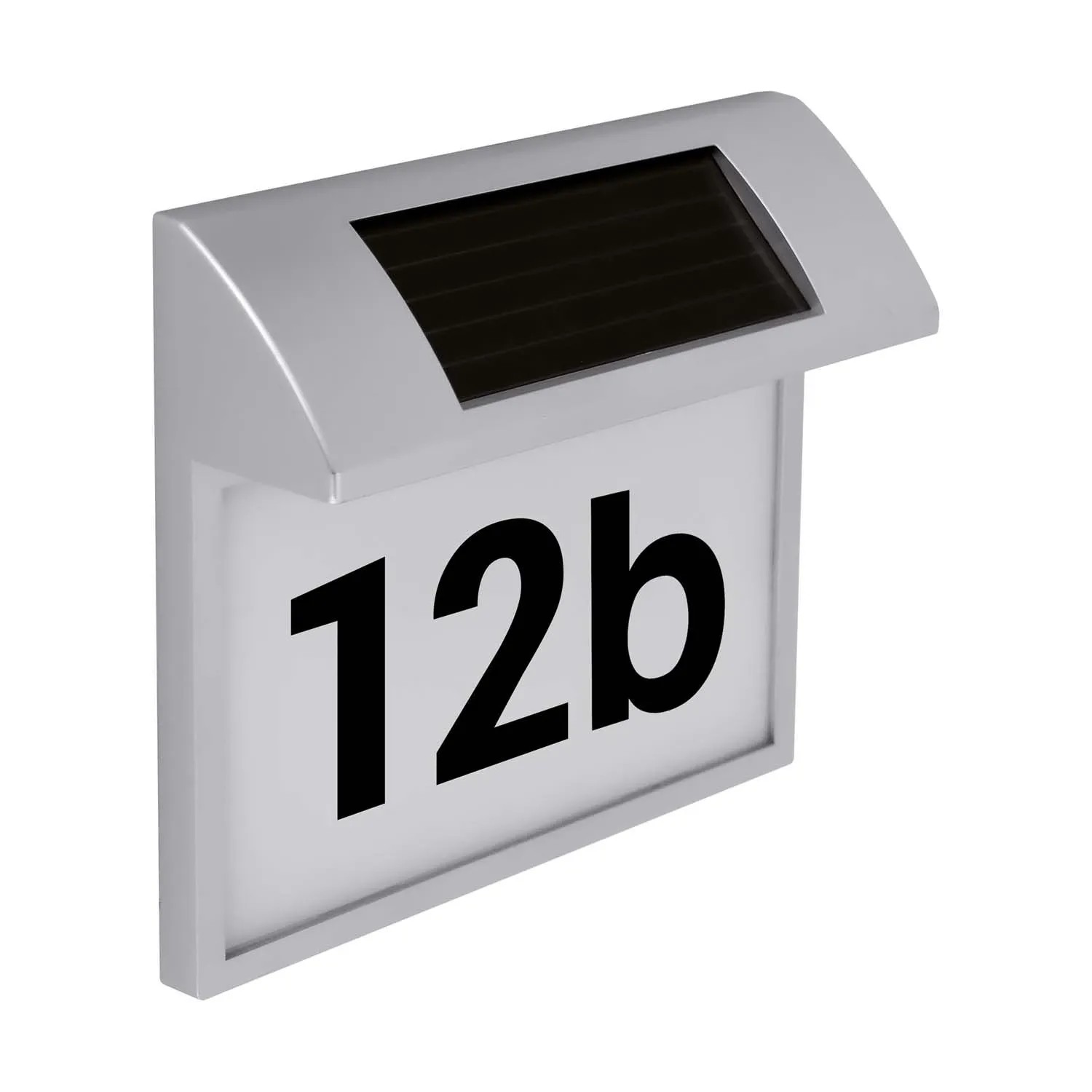 Struhm Kinkiet solarny na numer domu ADRES LED 0,18W 6500K 3x1lm IP44 czarny