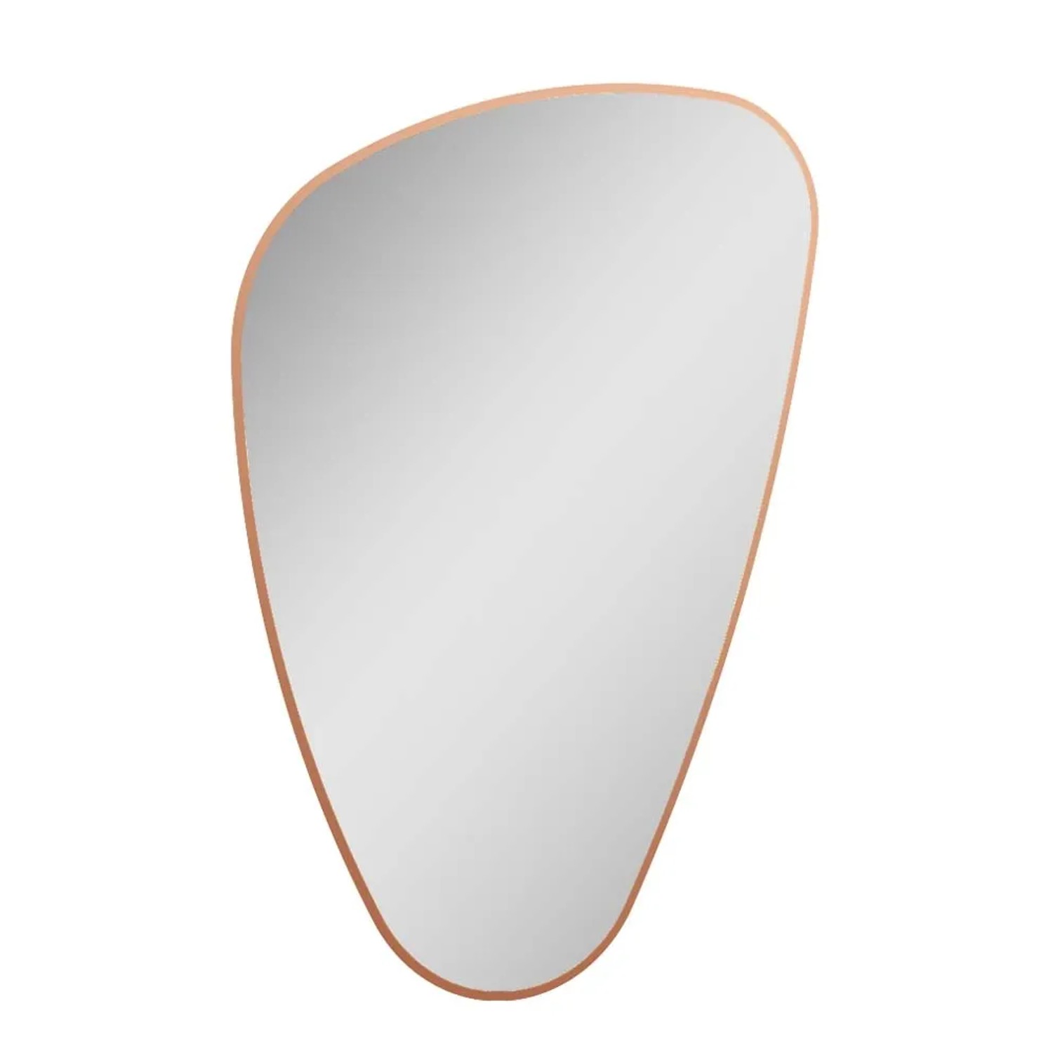 Lustro z oświetleniem LED Sharon rose gold - 96 x 68,3 x 2 cm