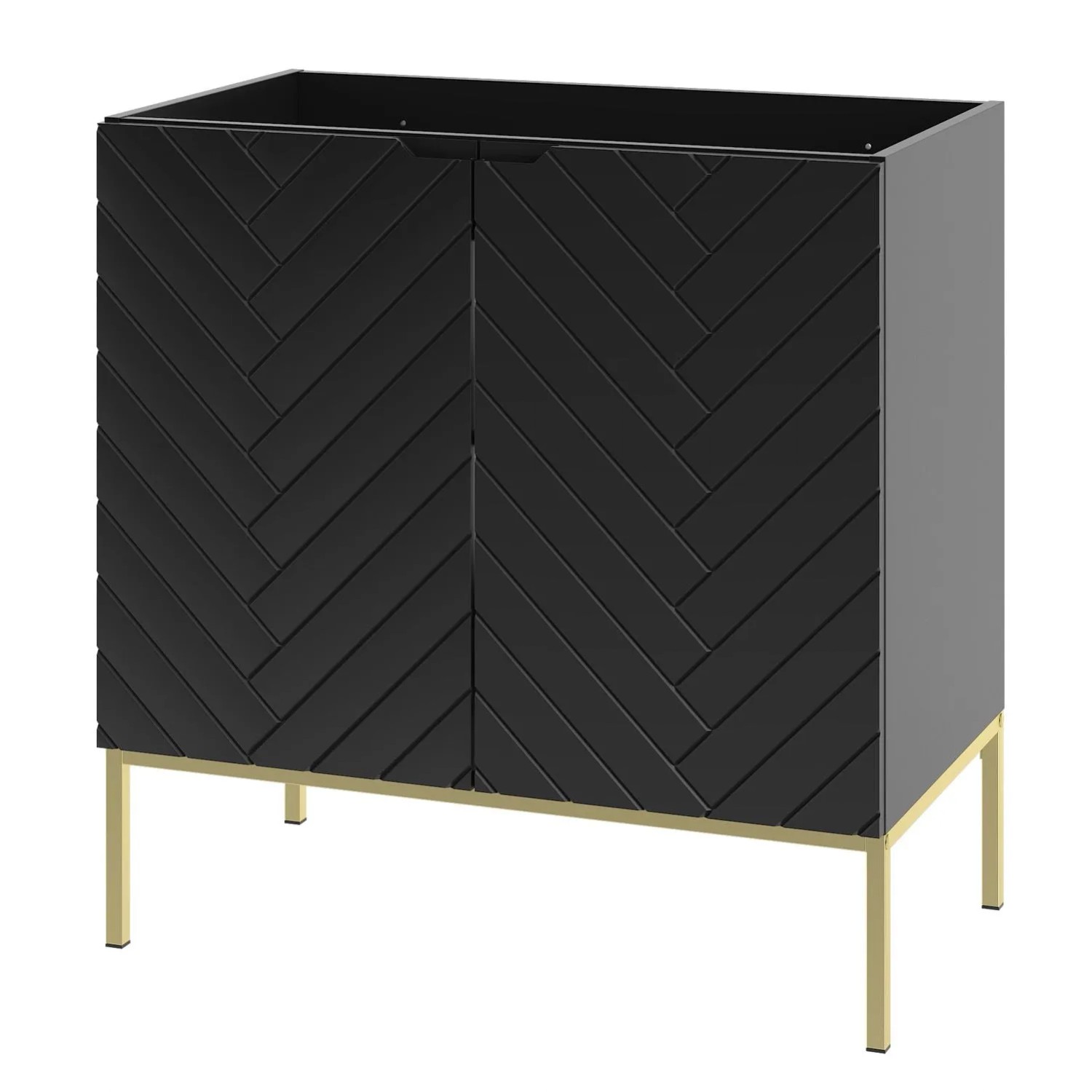 Szafka ASPEN 80 pod umywalkę Czarny 80x82x46