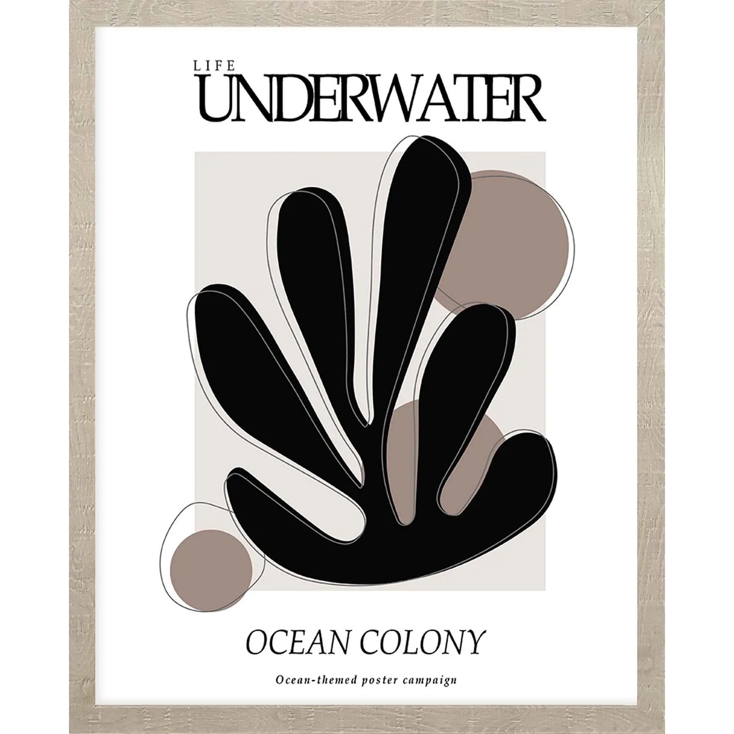 ARS LONGA Obraz OCEAN COLONY ART 43 x 53 cm