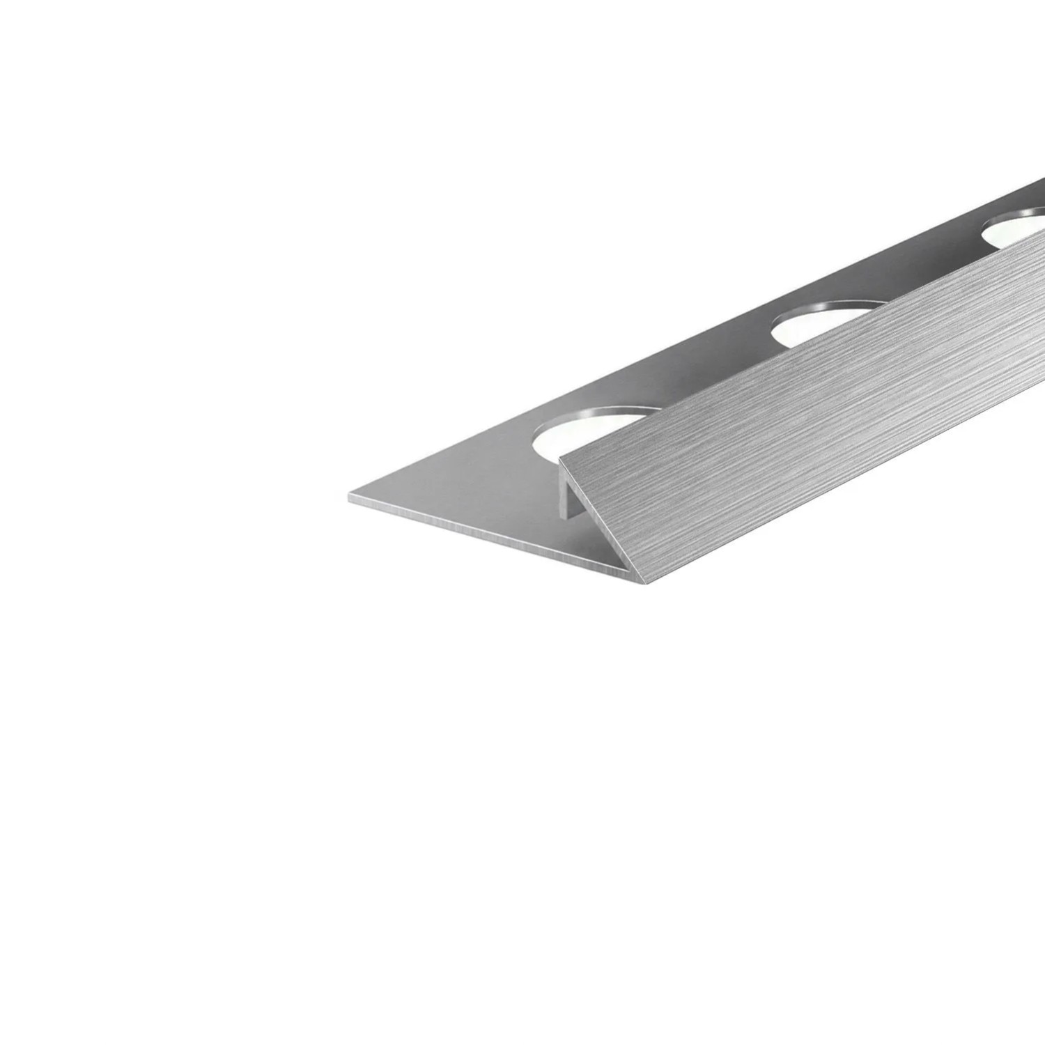 Eviso Listwa narożna trójkątna srebrny szczotkowany 10 x 2700 mm