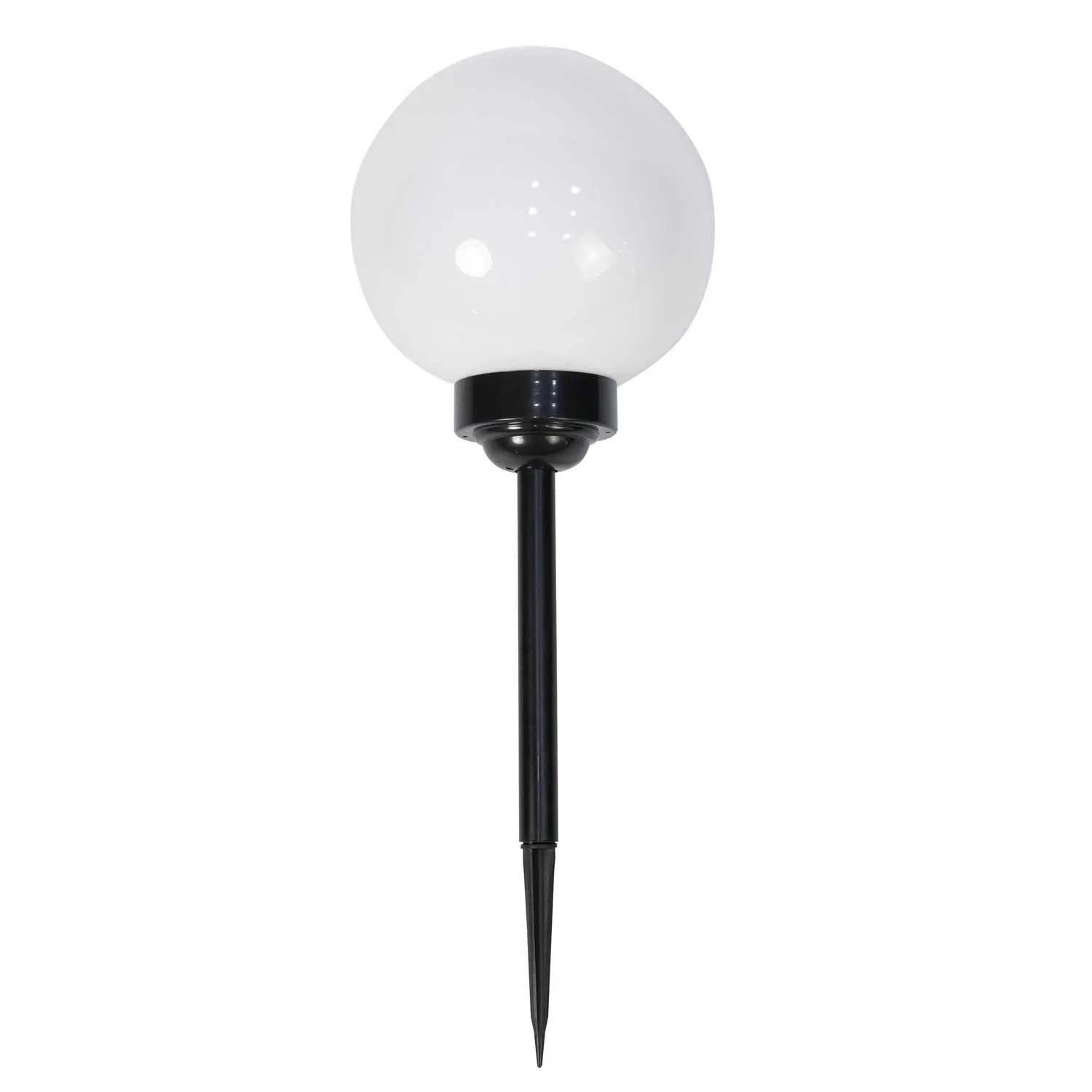 4iQ Lampa solarna LED ZENIT śr. 20 cm czarna