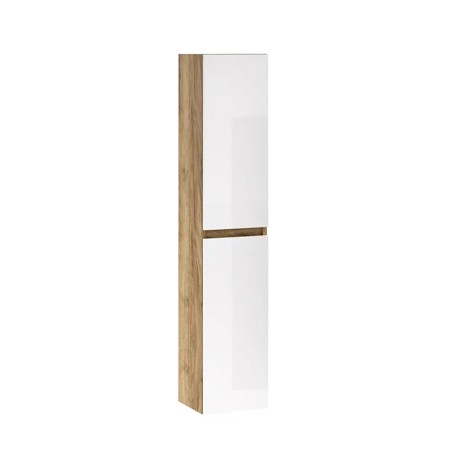 Mirano Słupek 2-Drzwiowy Maori Biały Dąb 30 Cm