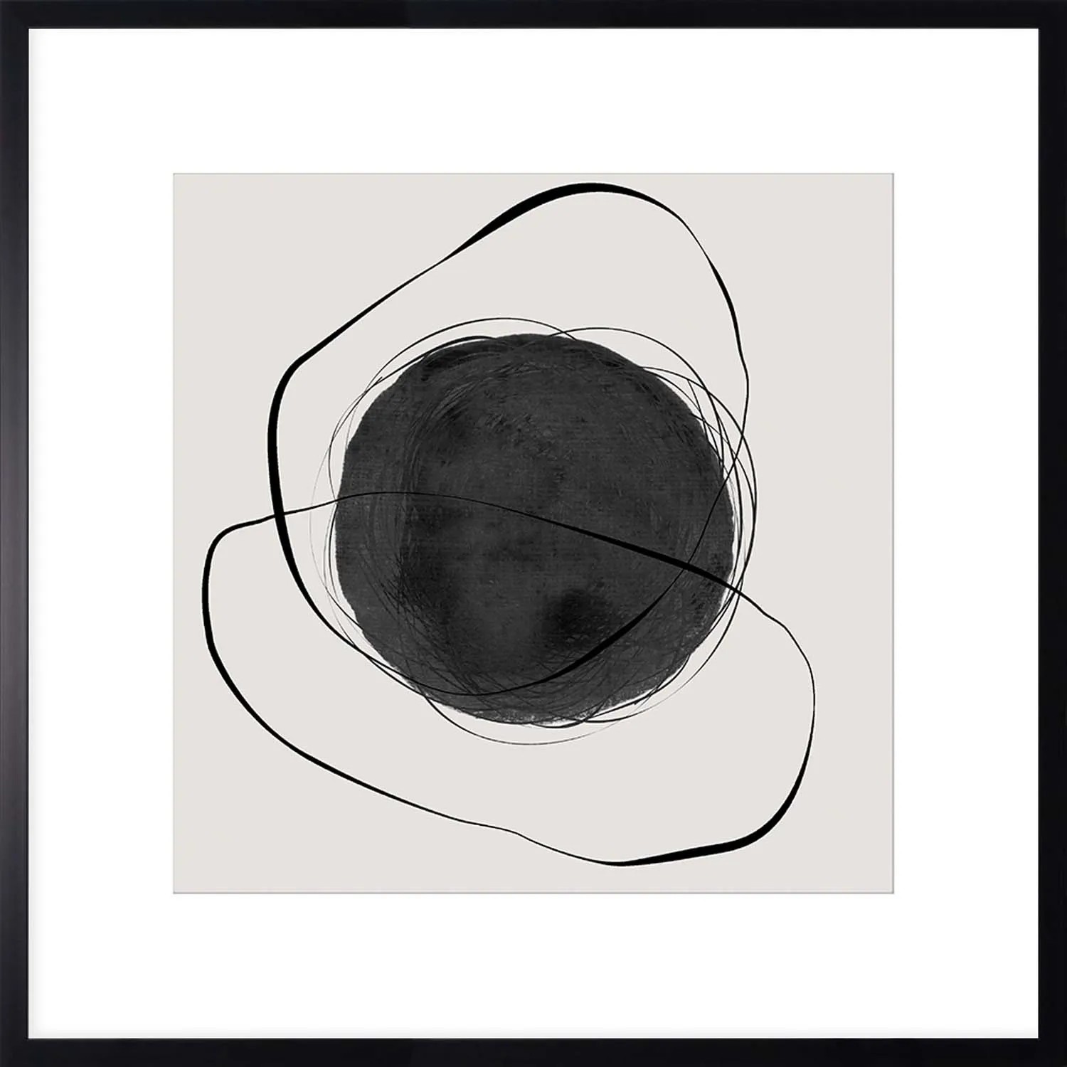 ARS LONGA Obraz CHAOTIC CIRCLE 73 x 73 cm