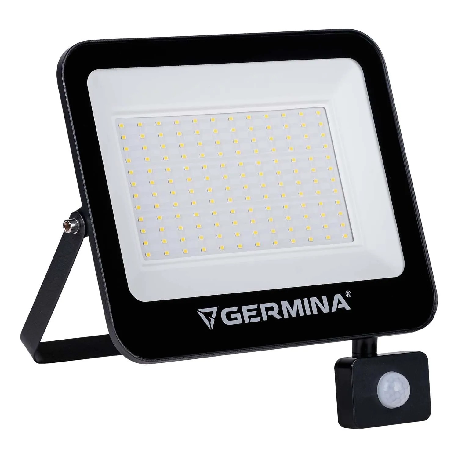 Germina Naświetlacz LED HERA z czujnikiem ruchu 100W 6400K 10000lm IP65 czarny