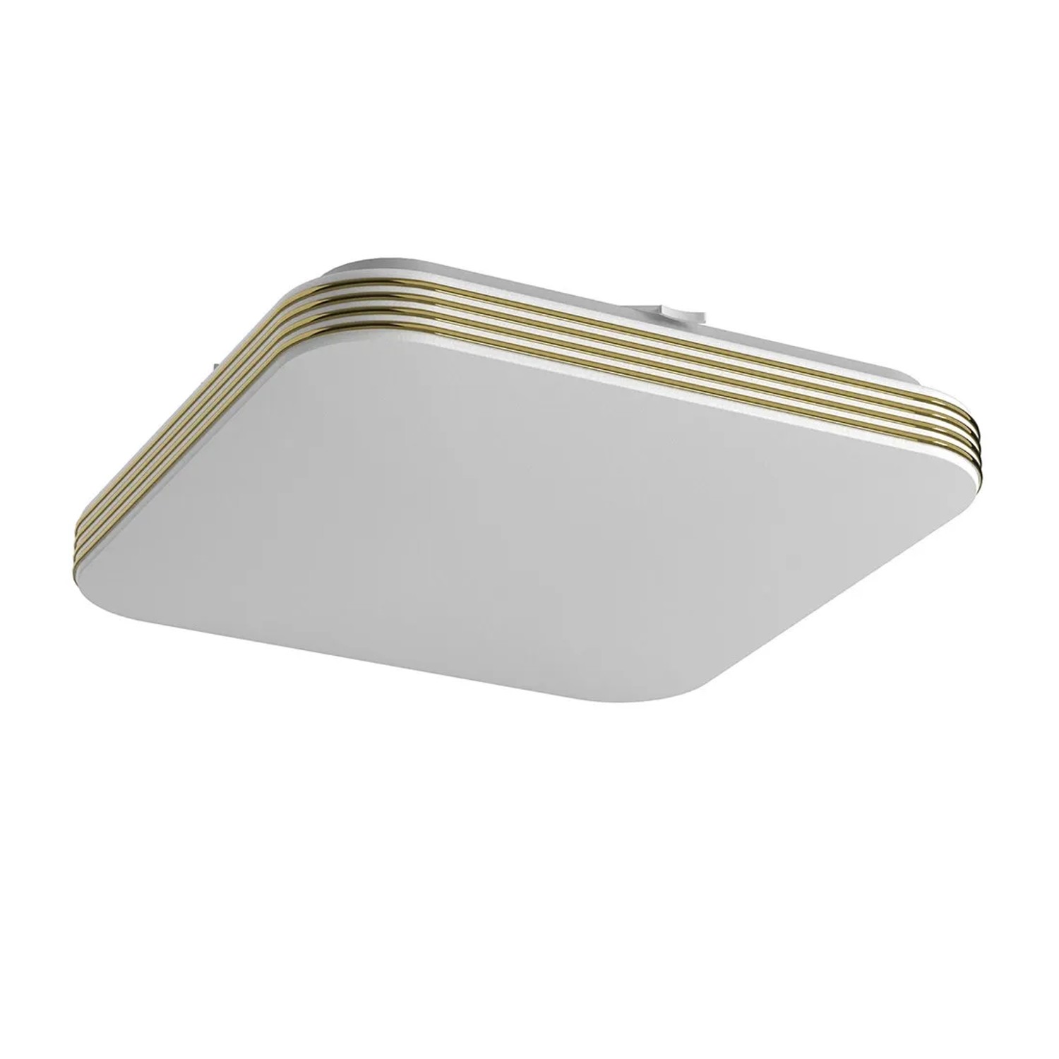 Milagro Plafon LED Dabar 11W 4000K 990lm IP44 biało-złoty 26 x 26 cm