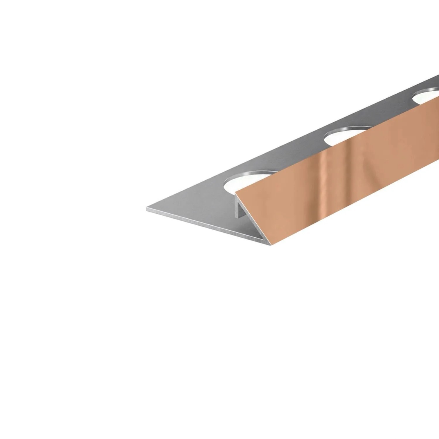 Eviso Listwa narożna trójkątna miedziany połysk 10 x 2700 mm