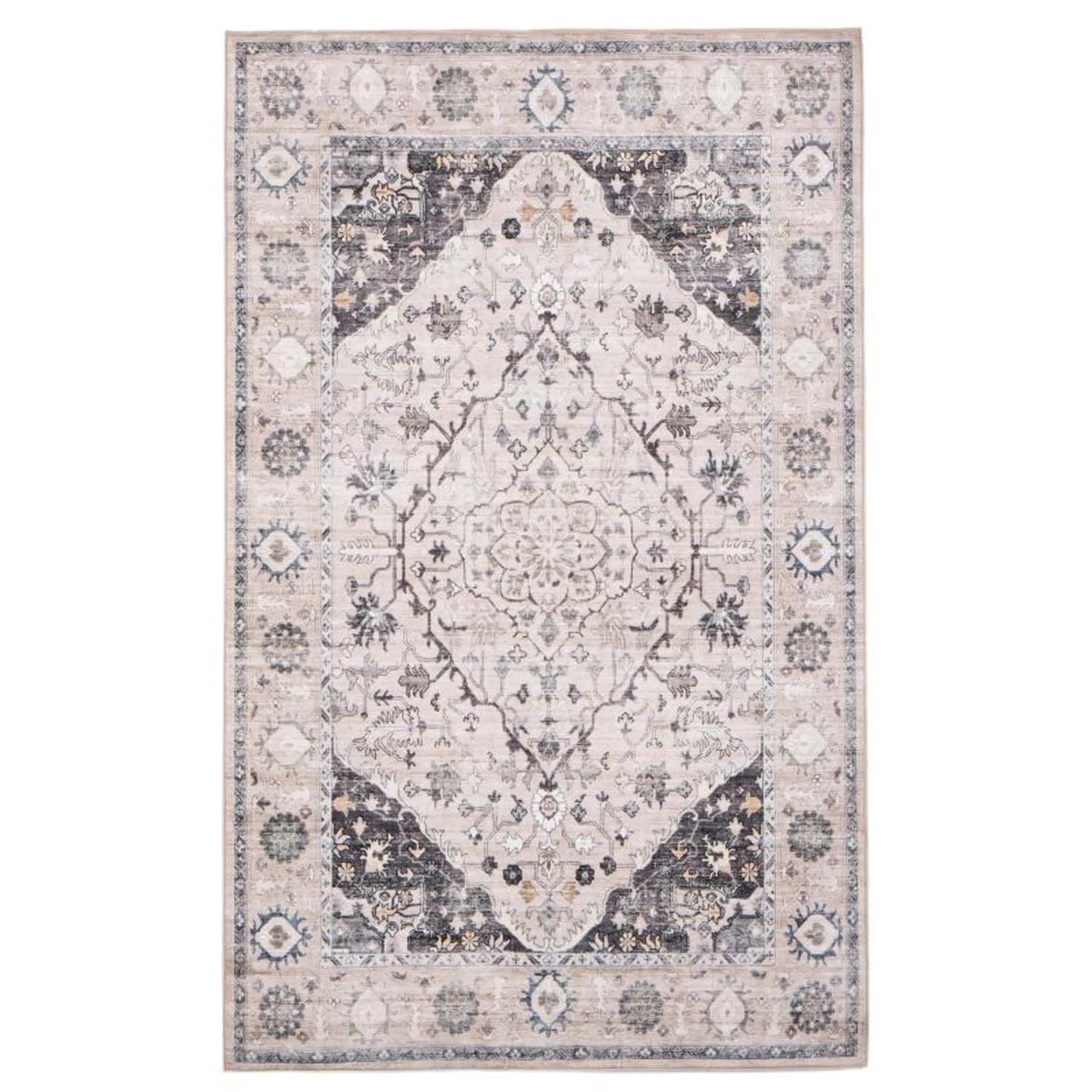 Splendid Dywan drukowany KANOYA mikrofibra 80 x 140 cm beżowy
