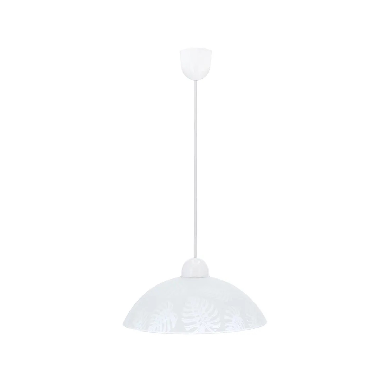 Candellux Lampa wisząca ALCARA 1x60W E27 biała