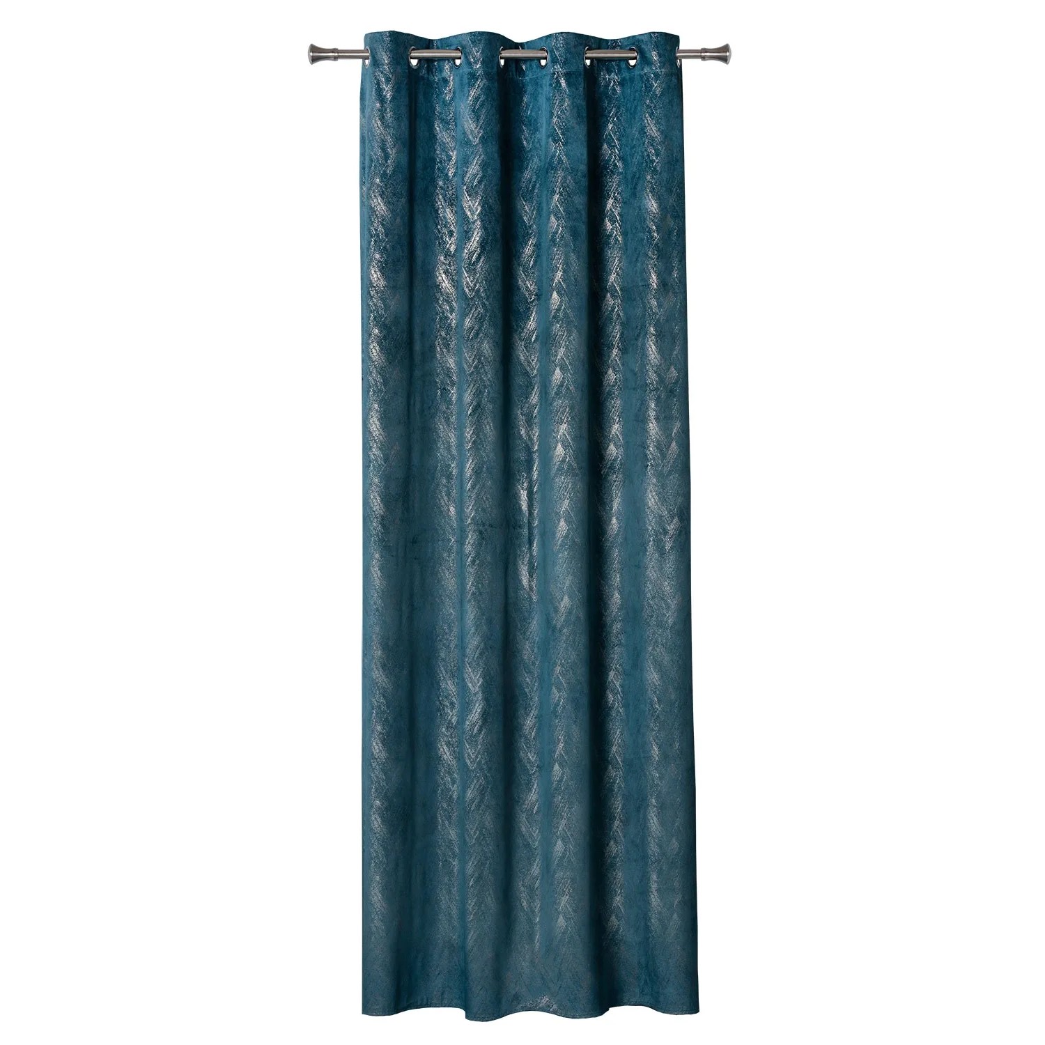 Zasłona DUBAI na przelotkach 140 cm x 260 cm morska