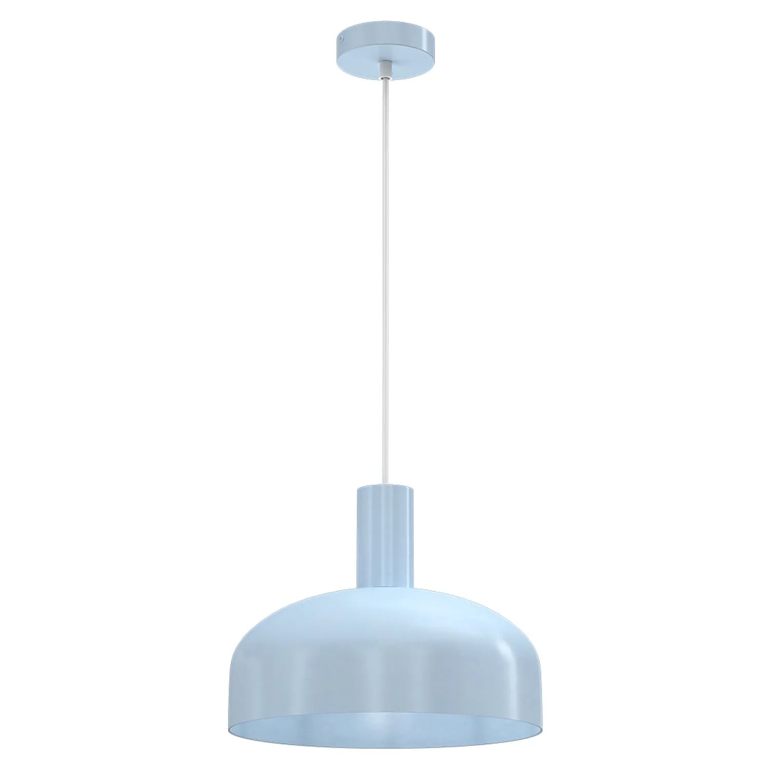 MiLAGRO Lampa wisząca Visby 1x15W LED E27 błękitna