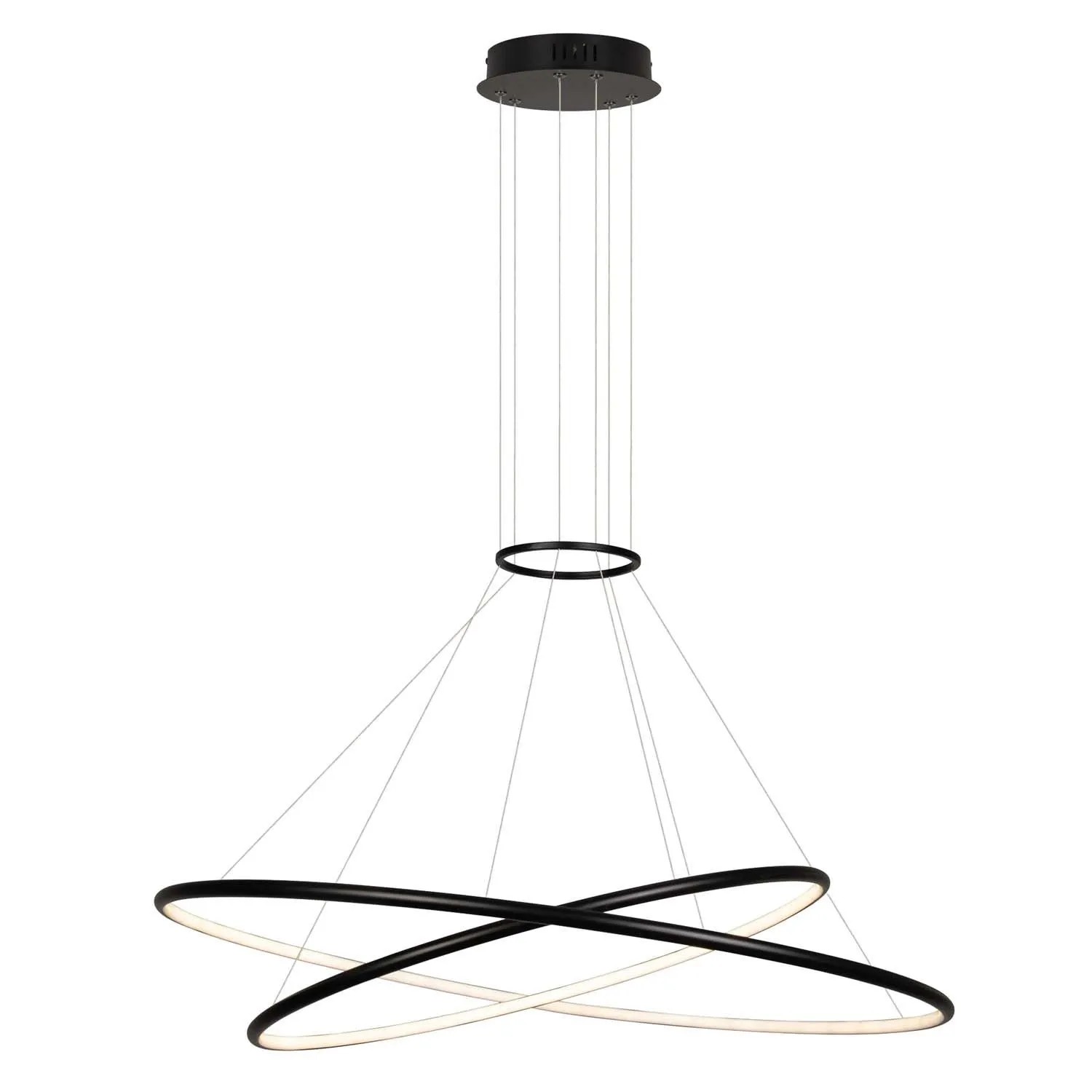 Light Prestige Lampa wisząca LED HALIFAX 46W CCT 3660lm czarna