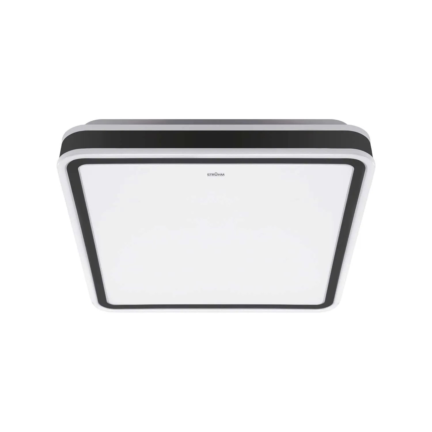 Struhm Plafon kwadrat AURELIA LED D 24W 4100K 1560lm IP44 33x33cm biały/czarny