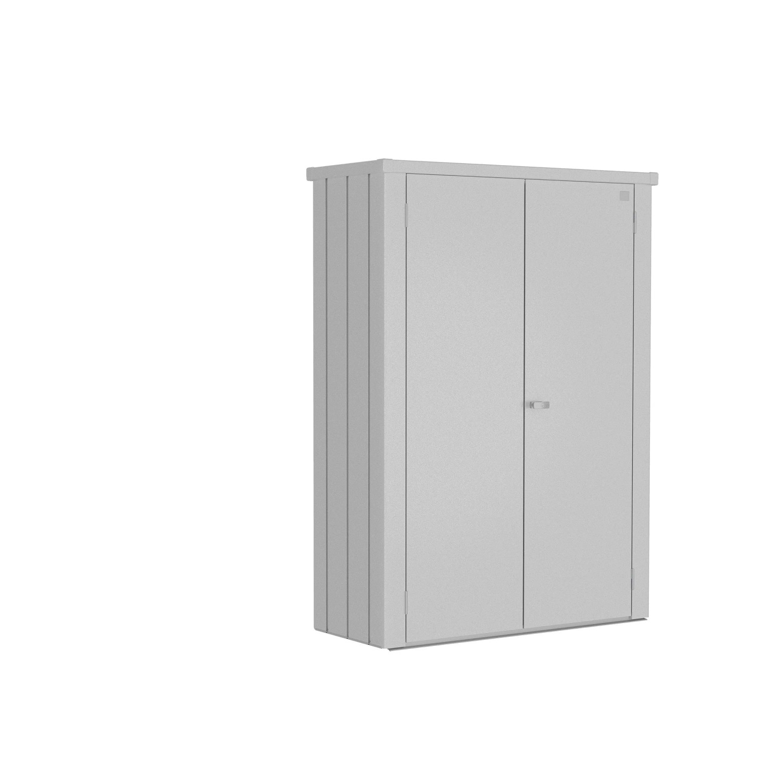 Biohort Szafka ogr. Romeo 181 cm x 132 cm x 57 cm srebrny metalik