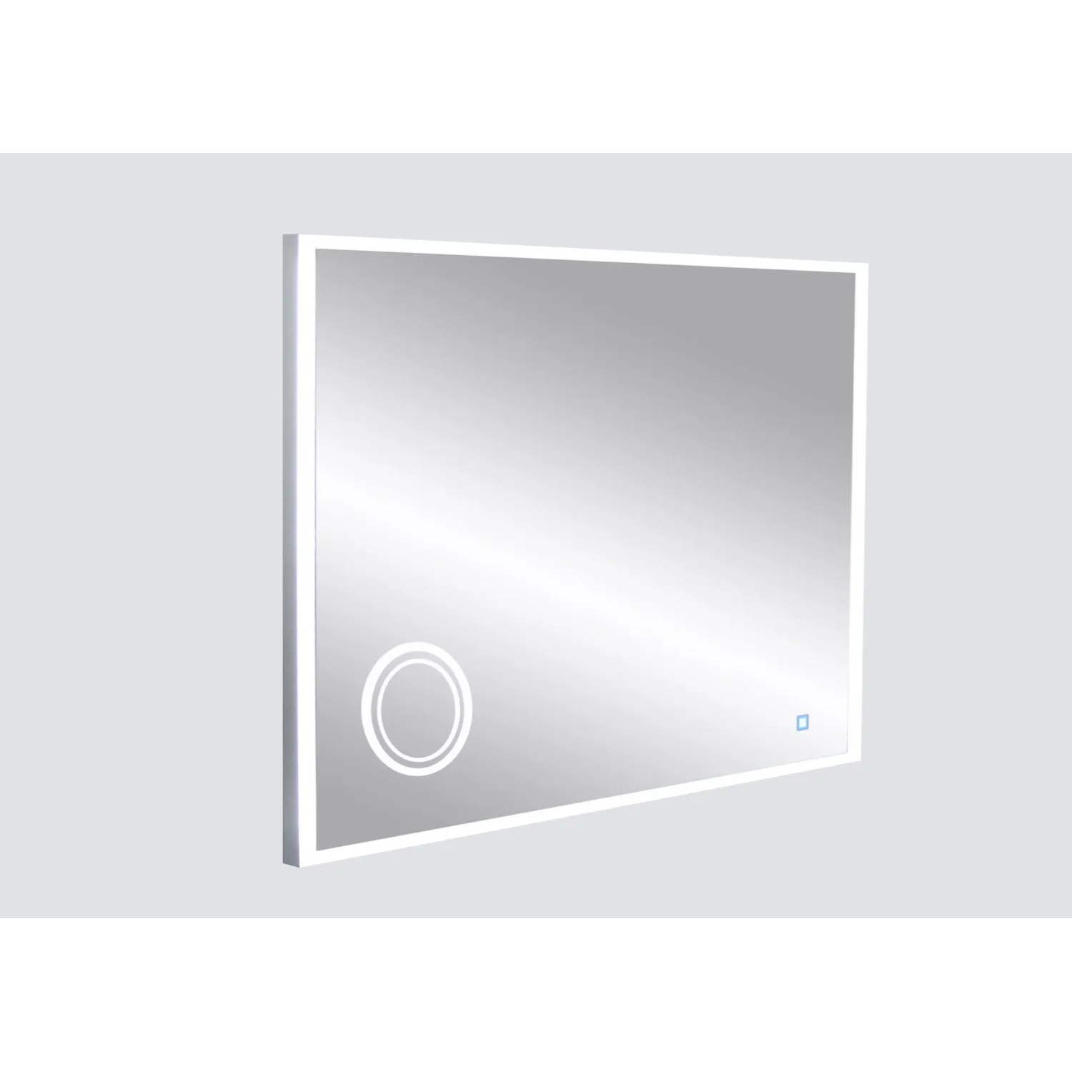 Lustro z LED Cosmetic Line srebrna rama 65x100