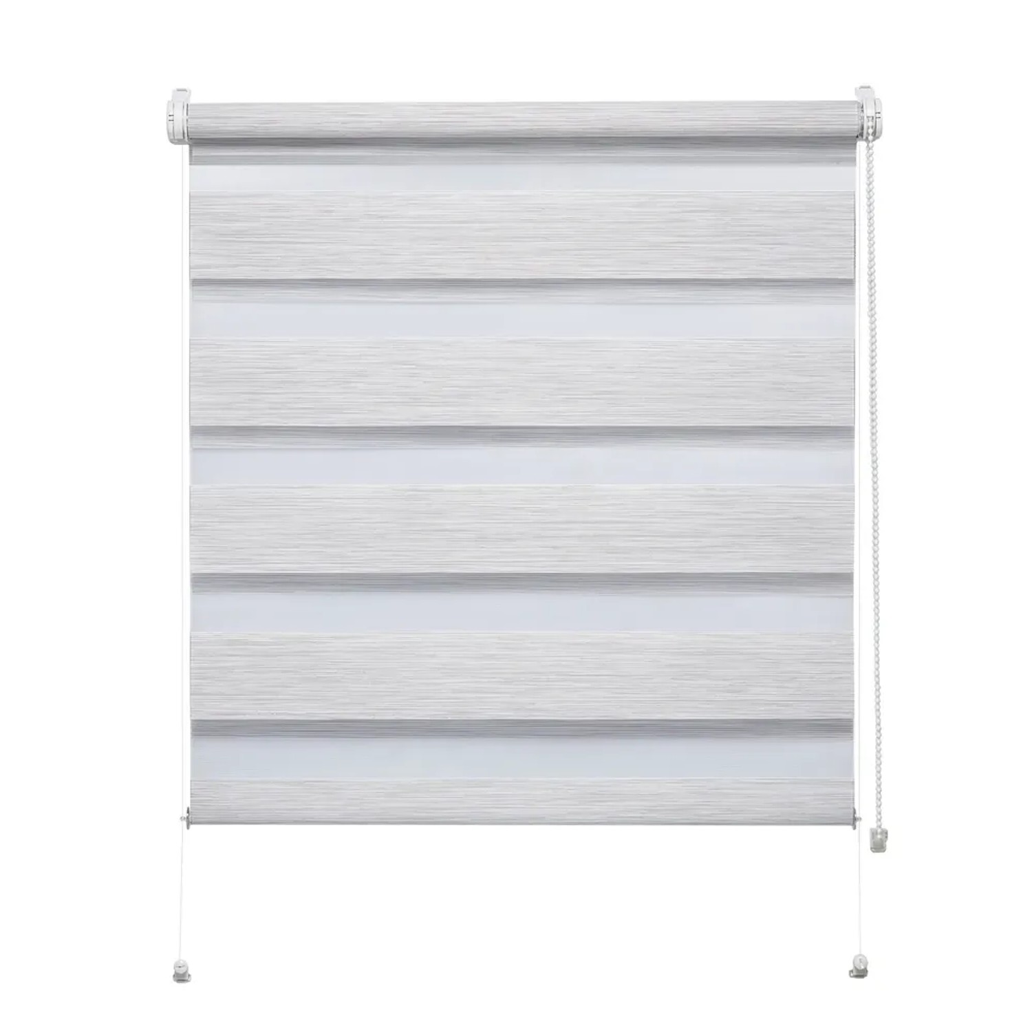 Mini roleta ZEBRA SILK Dzień/Noc stalowa 68 cm x 215 cm