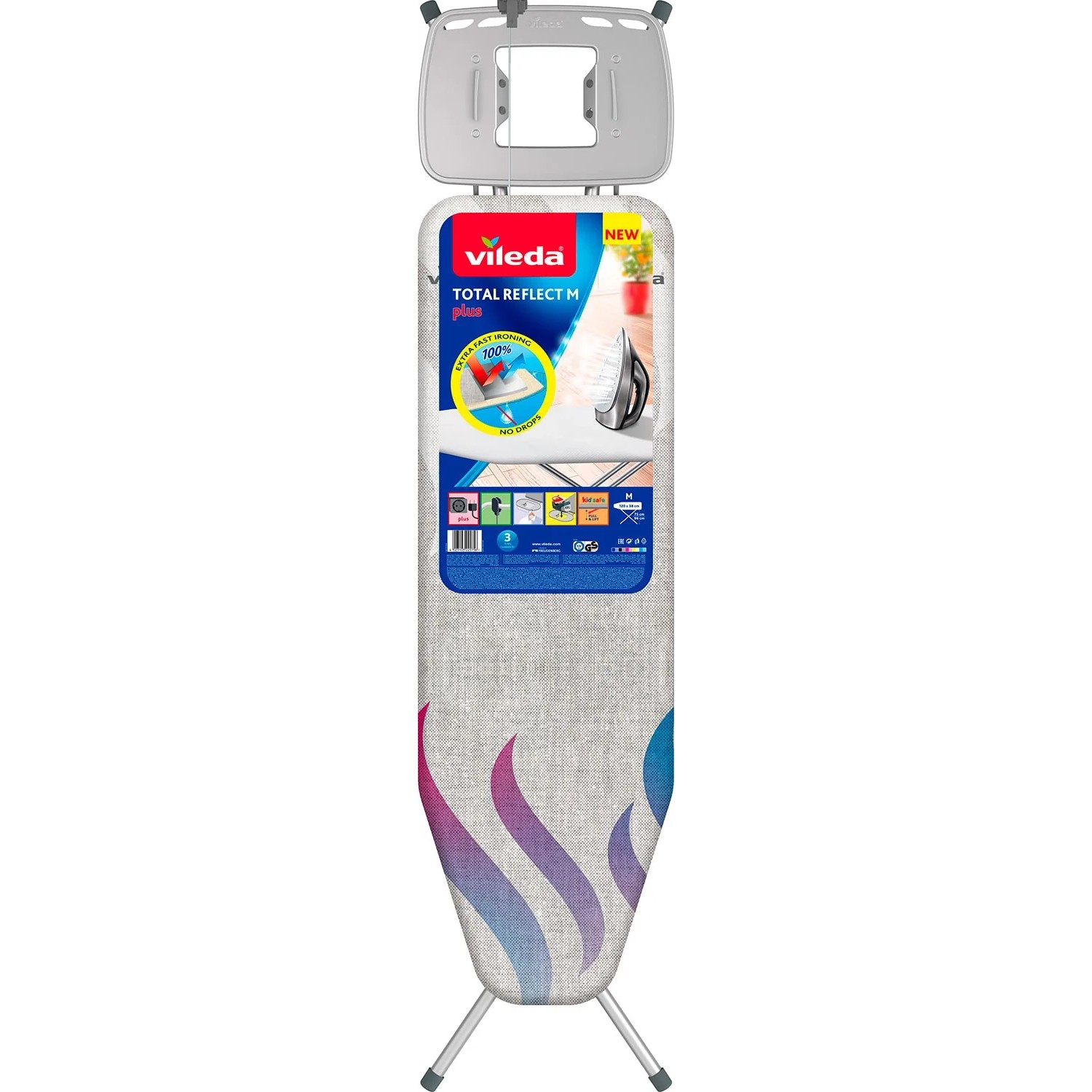 Vileda Deska Total Reflect plus M 120 x 38 cm