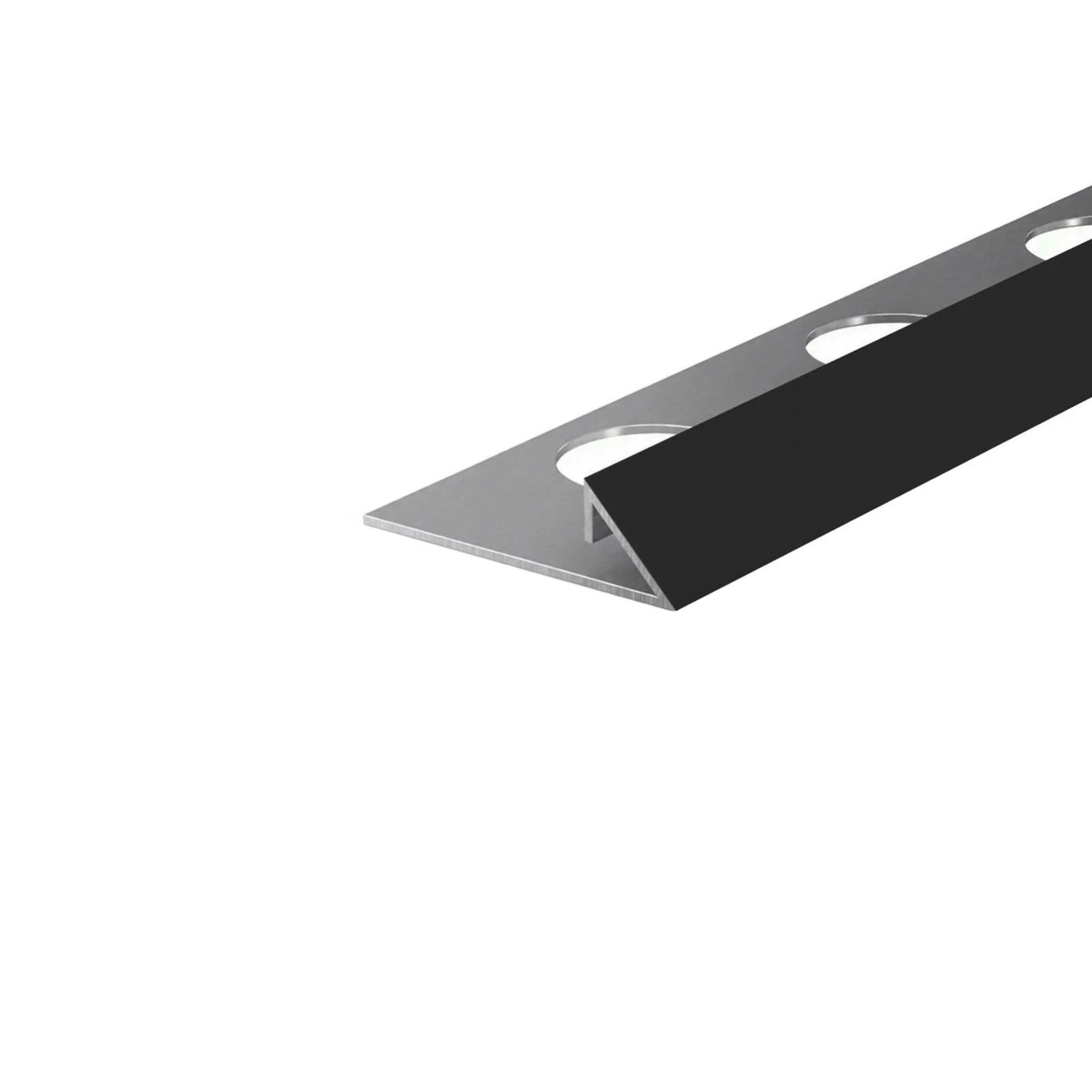 Eviso Listwa narożna trójkątna czarny mat 10 x 2700 mm