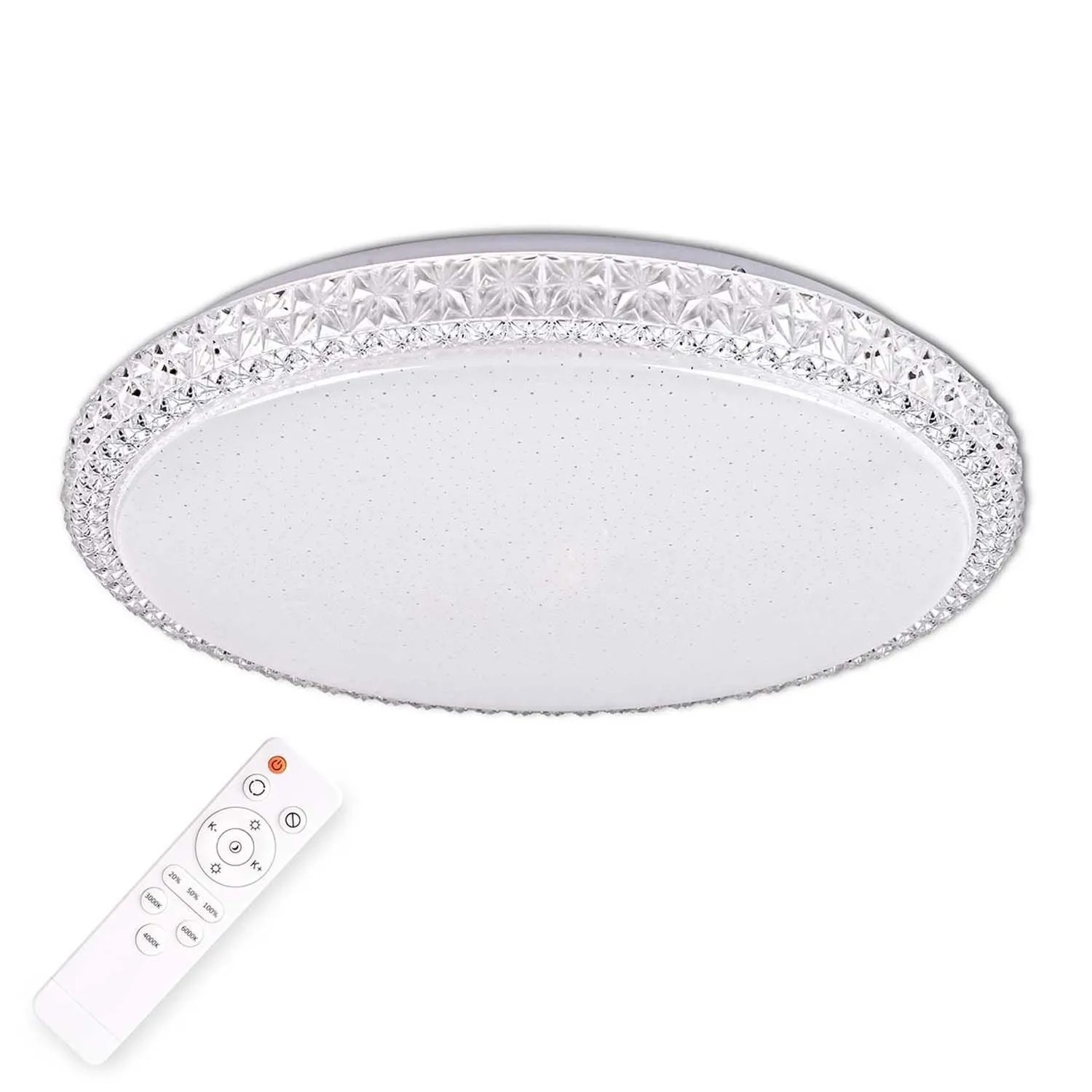 Goldlux Plafon LED IRINA z pilotem 48W 3000-6000K 5200lm IP44 śr. 40 cm