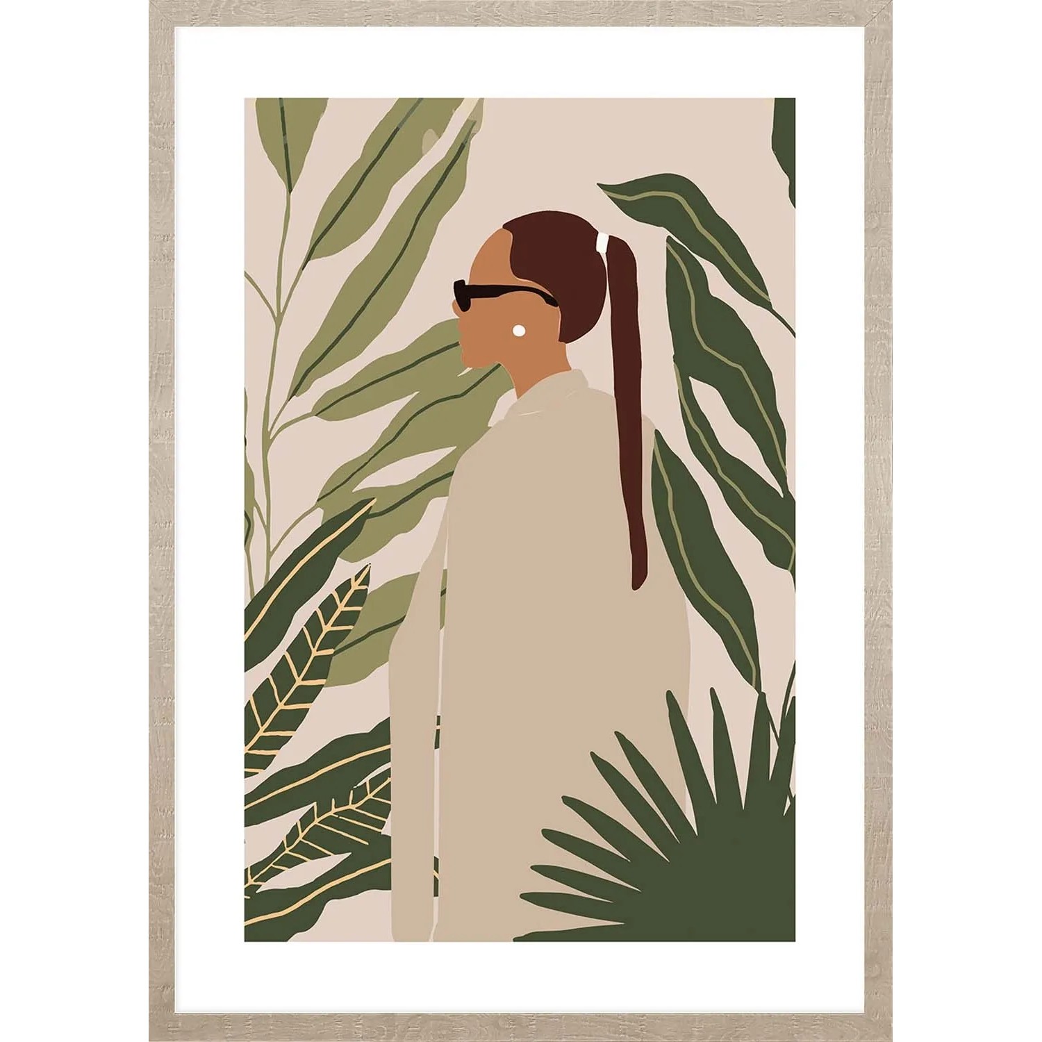 ARS LONGA Obraz WOMAN IN THE JUNGLE 53 x 73 cm