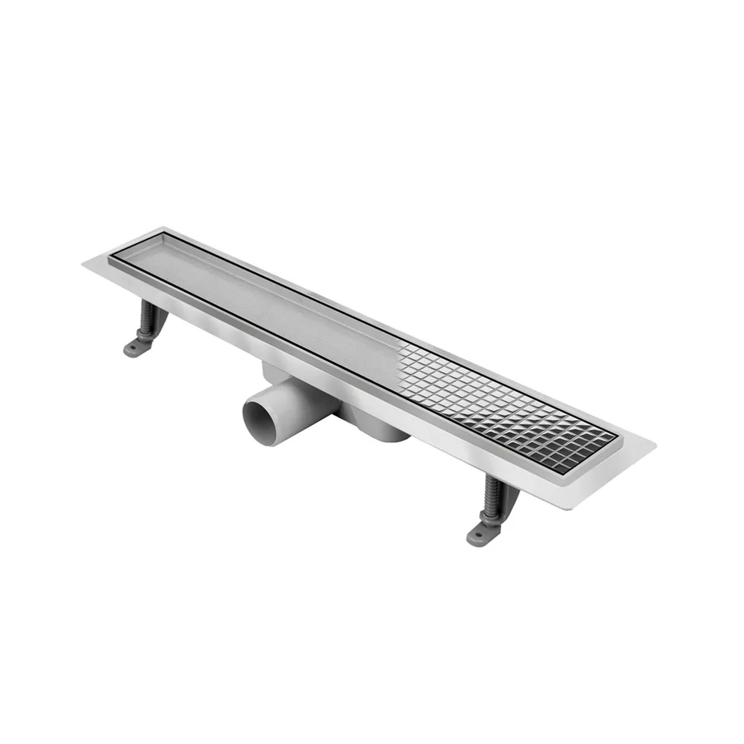 Vogi Odpływ z rusztem Duo tile in - smooth 60 cm