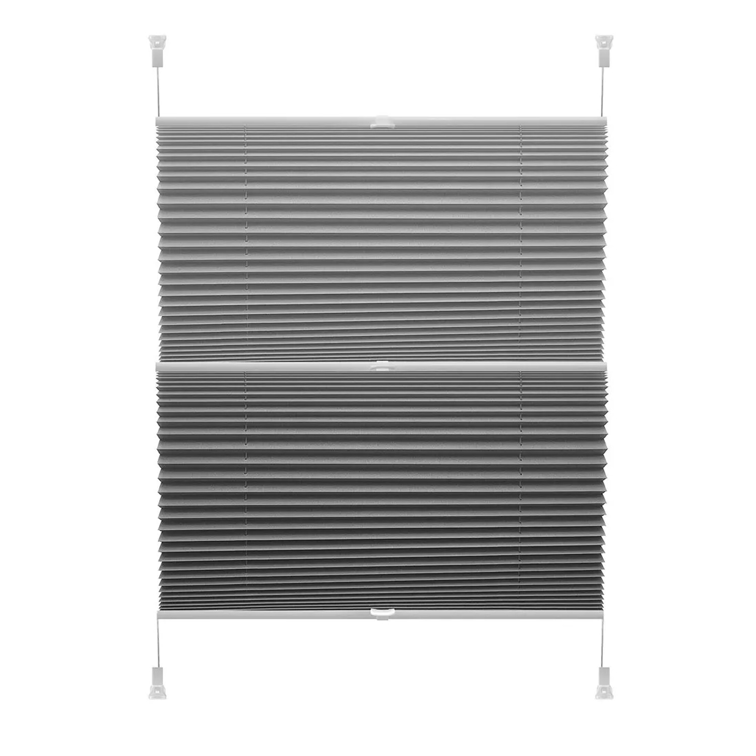 Roleta plisowana DUO Thermo 57 x 150 cm szara