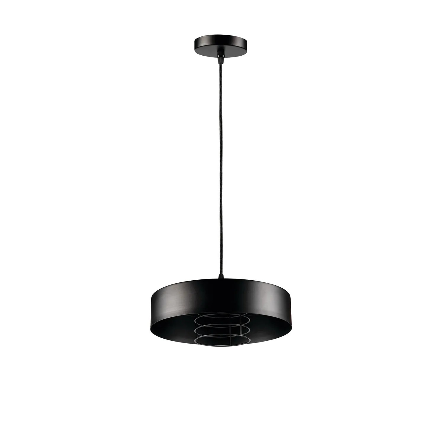 KingBerry Lampa wisząca Ainu Long 1x max. 10W LED E27 długa czarna