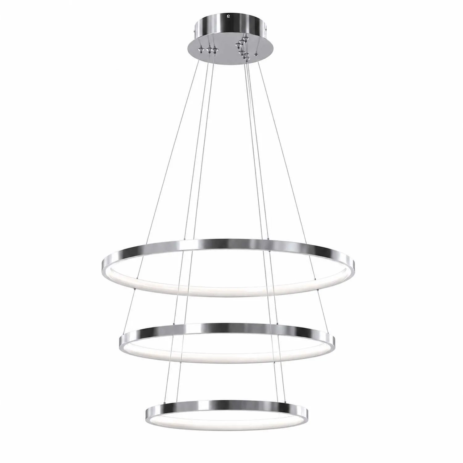 MiLAGRO Lampa wisząca LED Hoop 93W 4000K 4650lm chrom