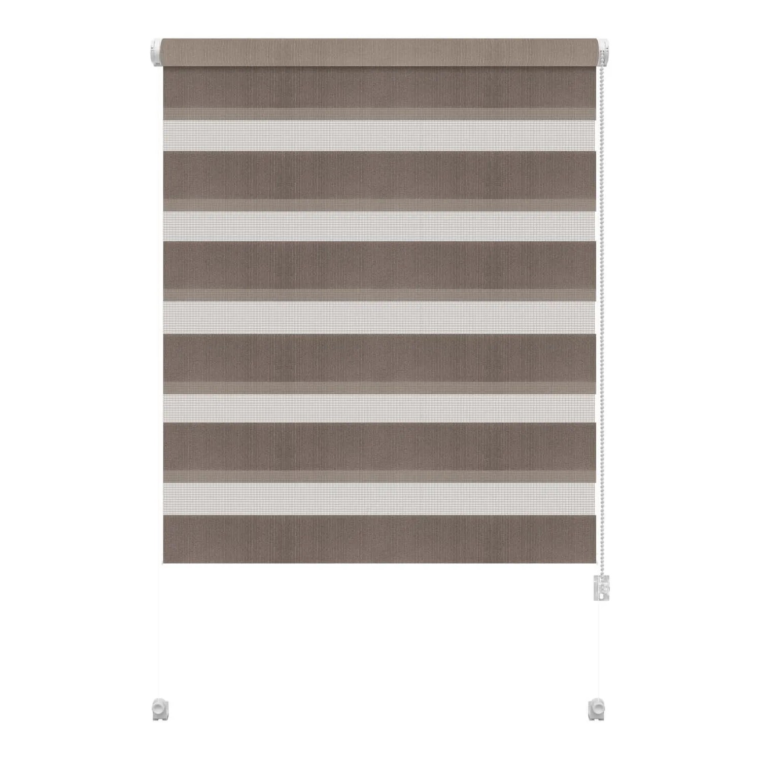 Mini roleta ZEBRA CLASSIC Dzień/Noc mocca 65 x 215 cm